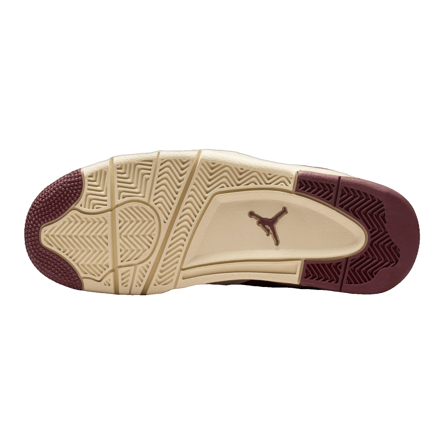 Nike Air Jordan 4 RM Sail Dark Team Red Coconut Milk (W) Sohle FQ7940-101