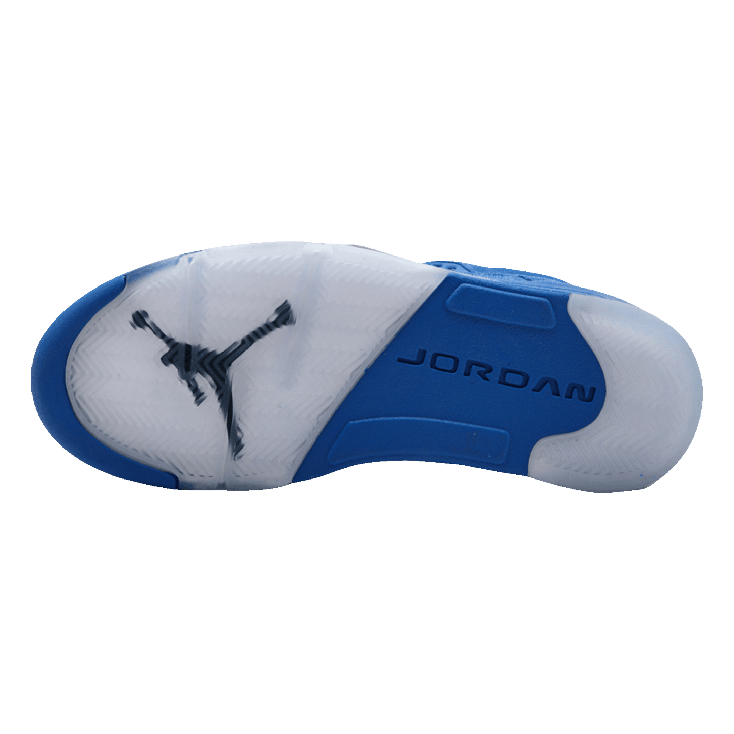 Nike Air Jordan 5 Retro Blue Suede Sohle