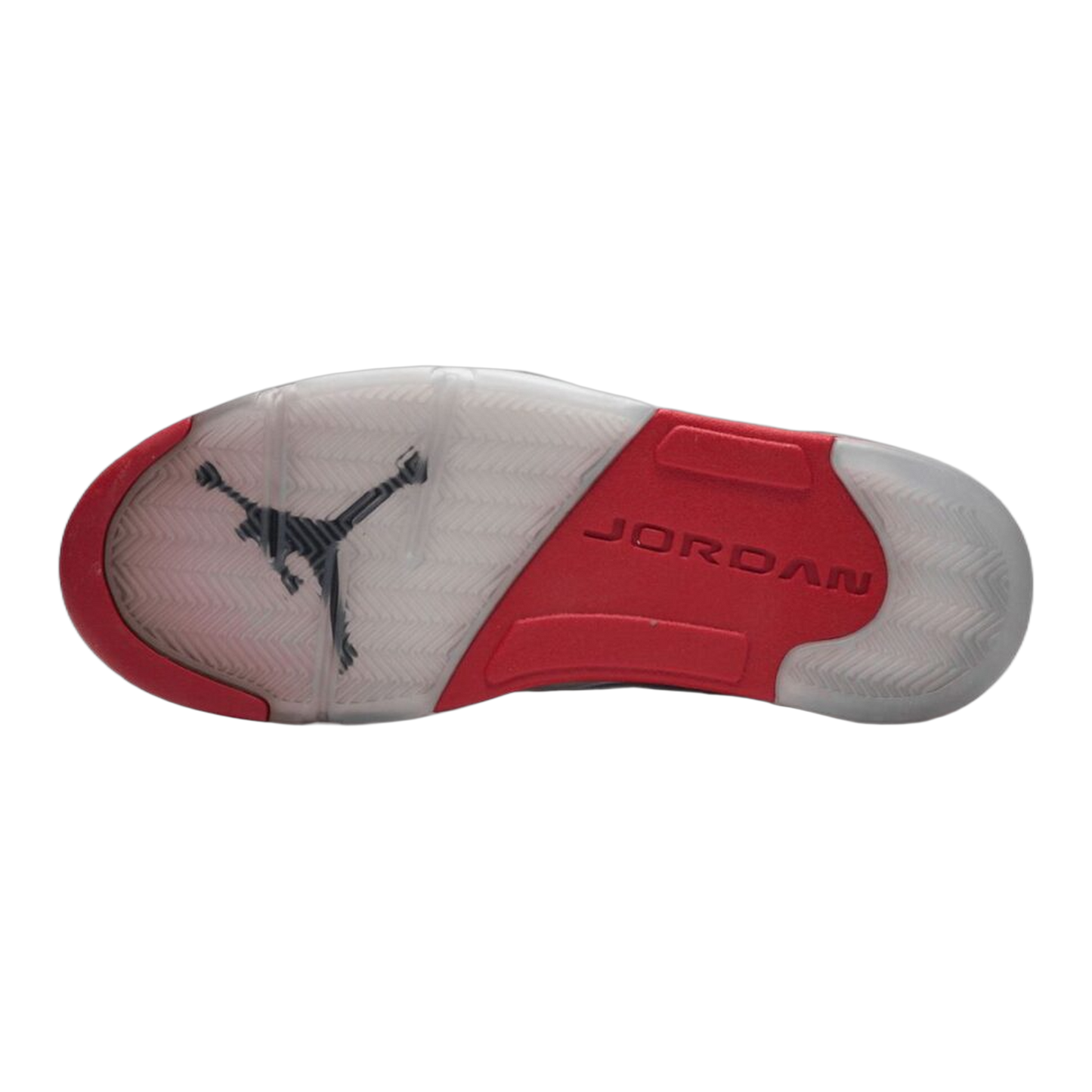 Nike Air Jordan 5 Retro Fire Red Black Tongue (2013) Sohle 136027-120