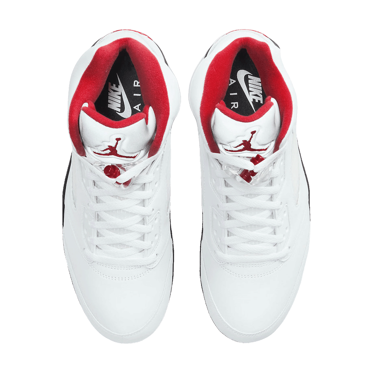 Nike Air Jordan 5 Retro Fire Red Silver Tongue (2020) (GS) Oben