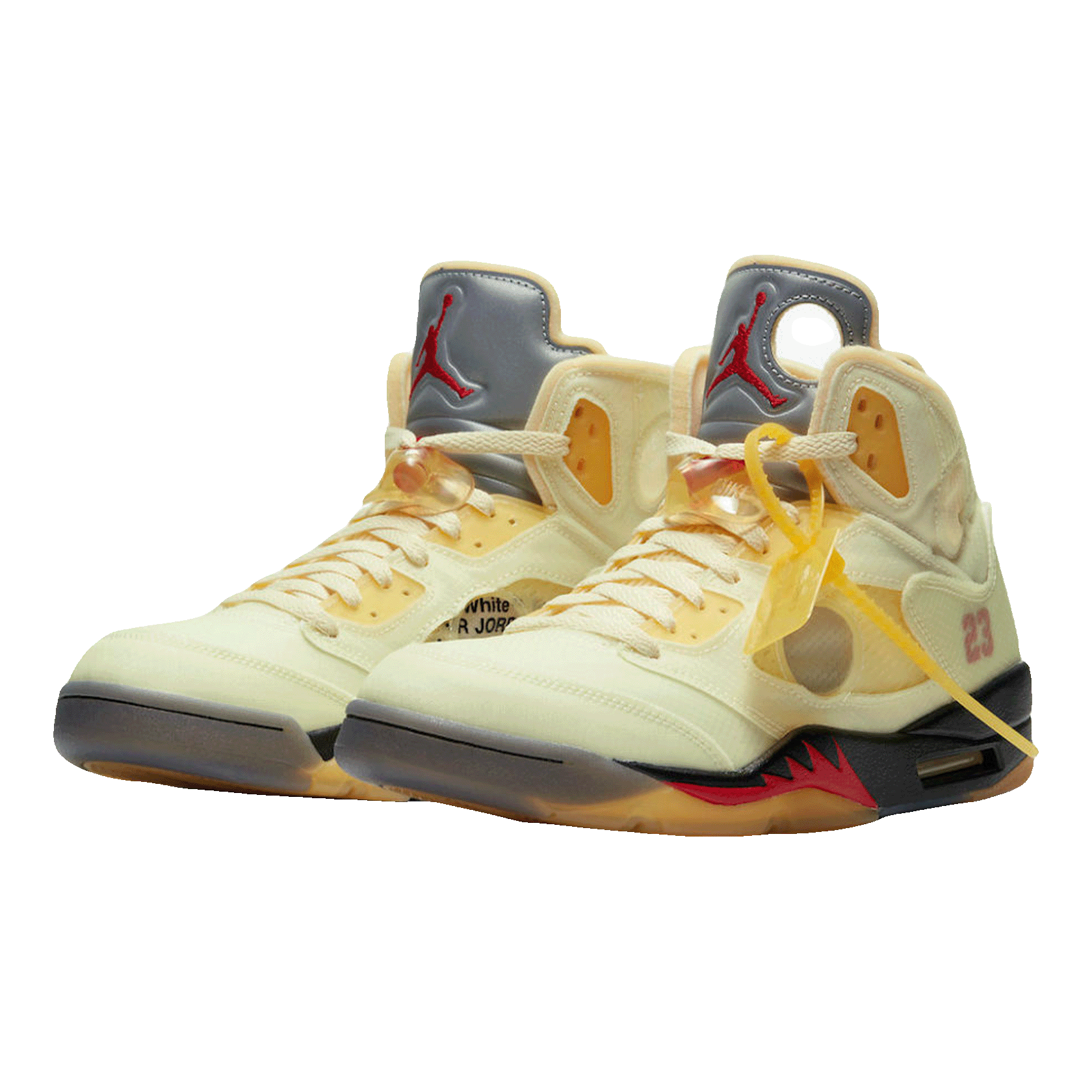 Nike Air Jordan 5 Retro Off-White Sail Side