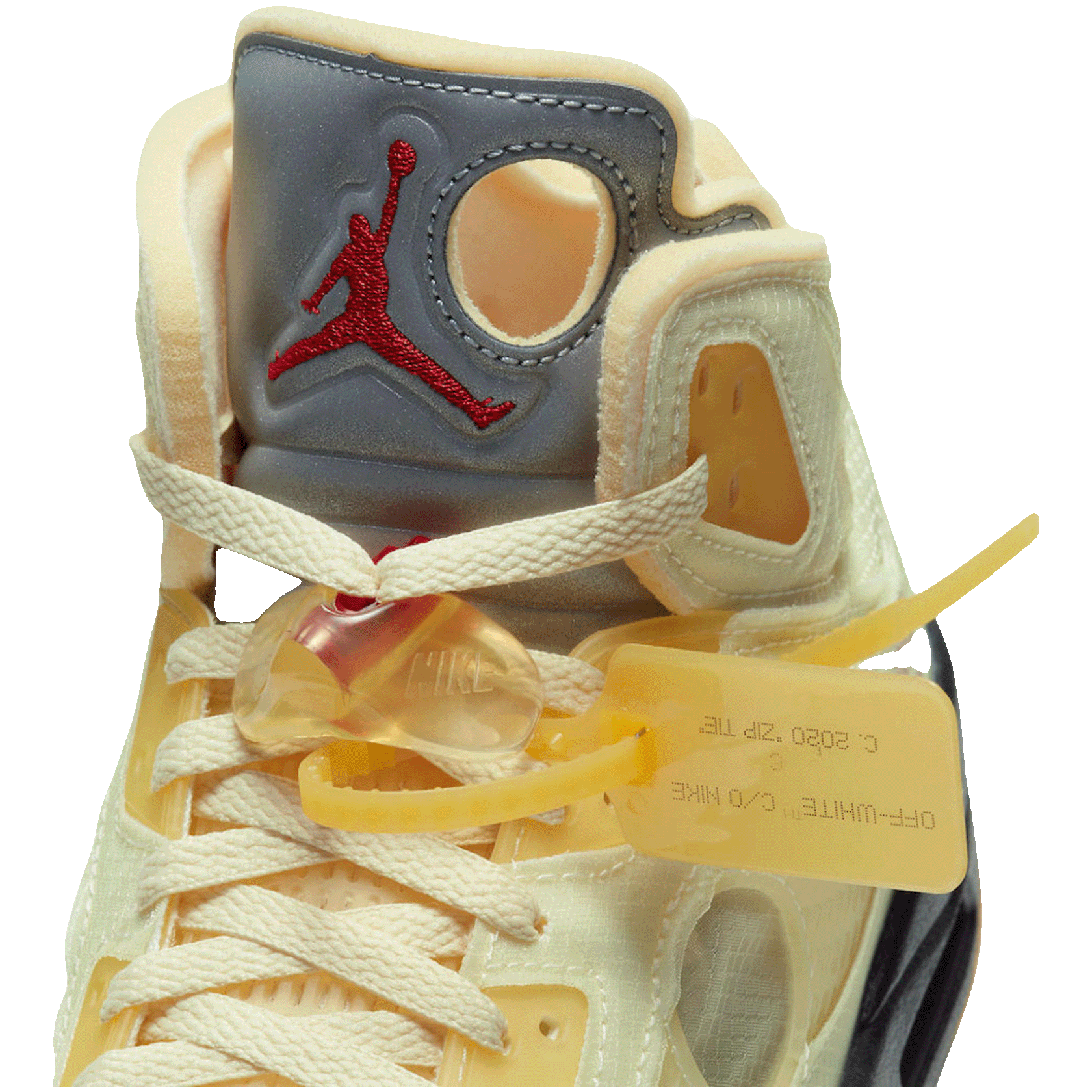 Nike Air Jordan 5 Retro Off-White Sail Tongue