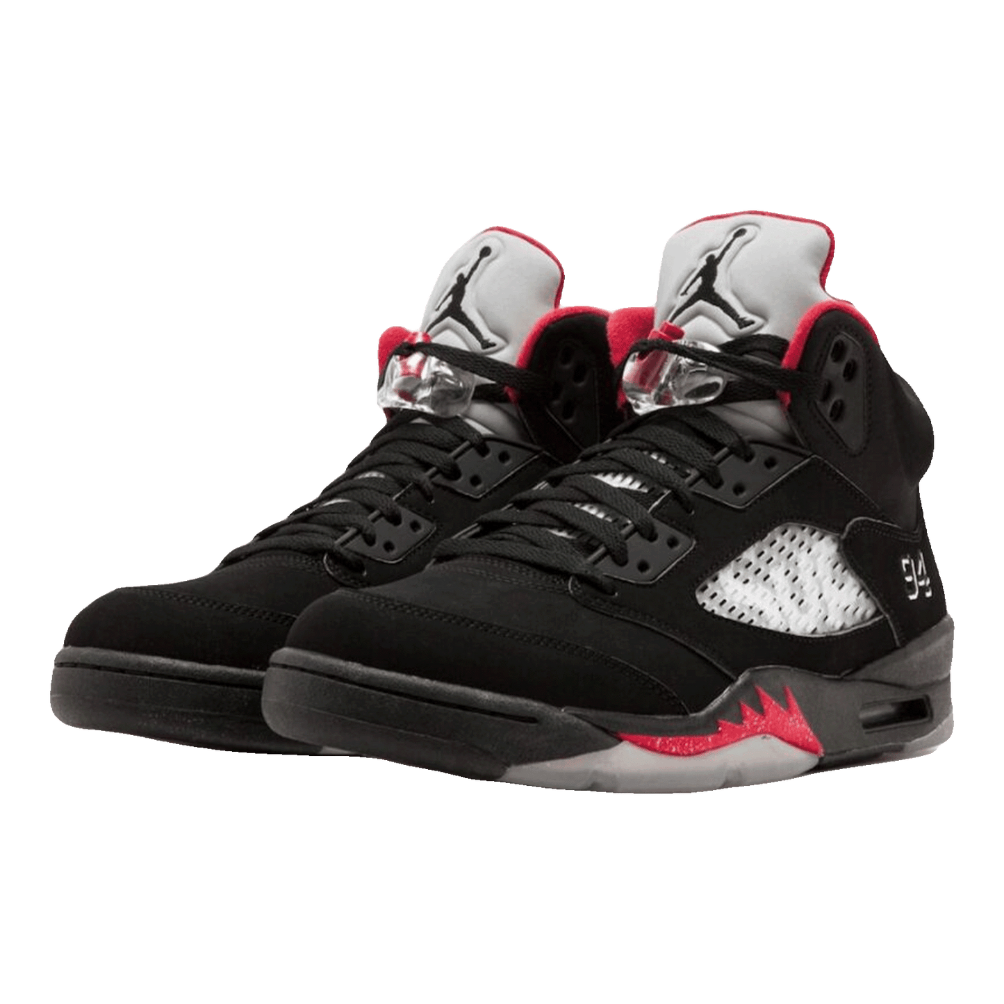 Nike Air Jordan 5 Retro Supreme Black Side