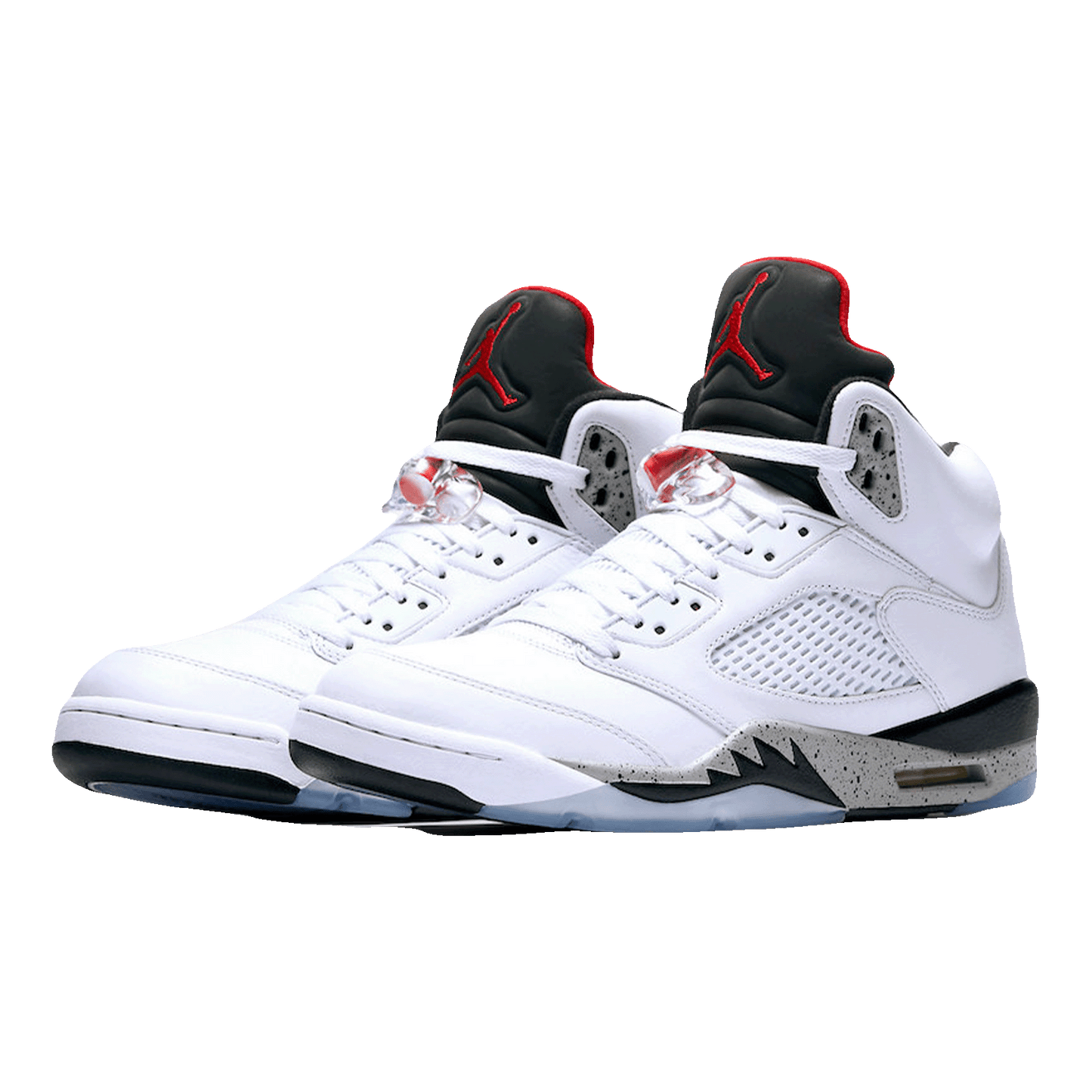 Nike Air Jordan 5 Retro White Cement Side