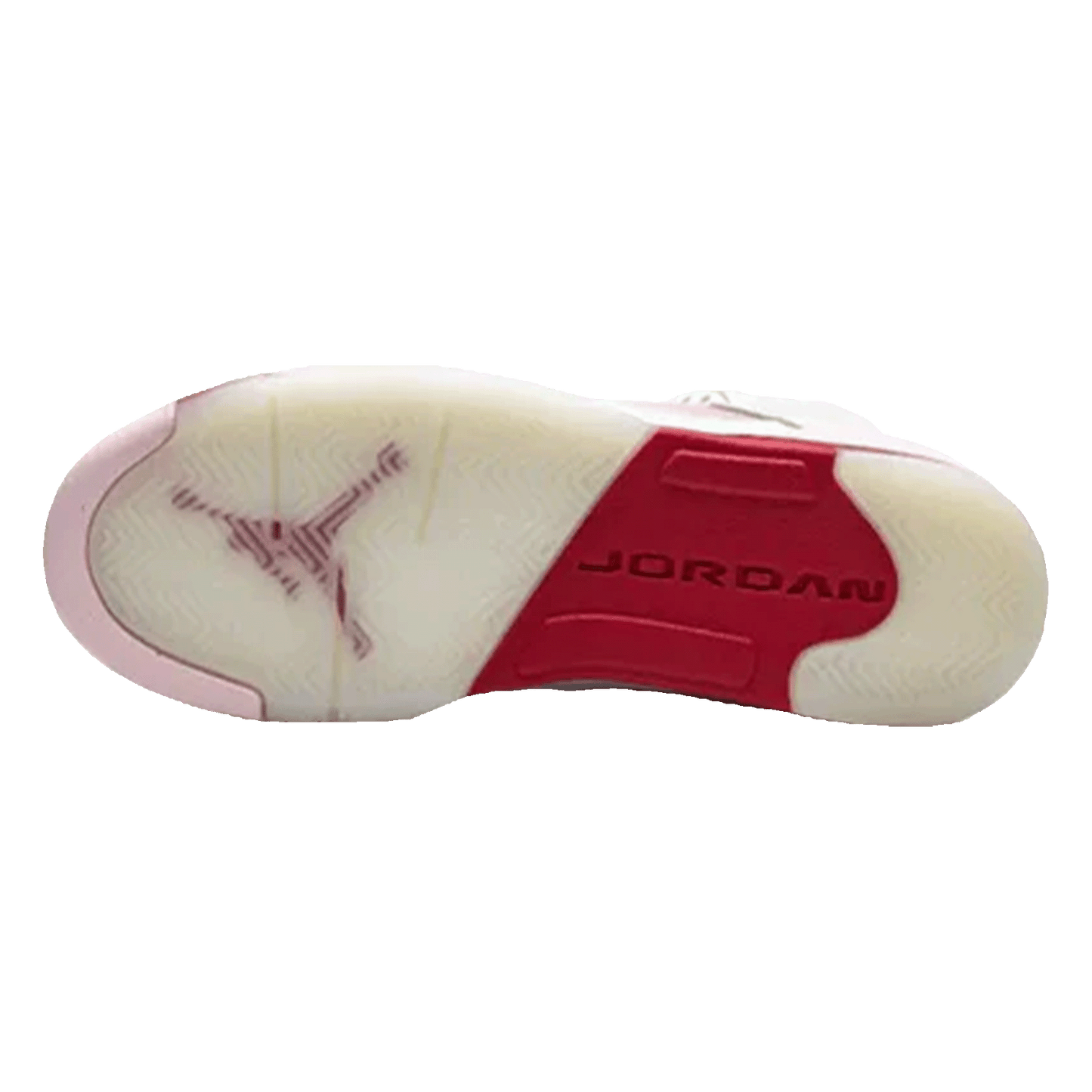 Nike Air Jordan 5 Retro White Pink Red (GS) Sohle