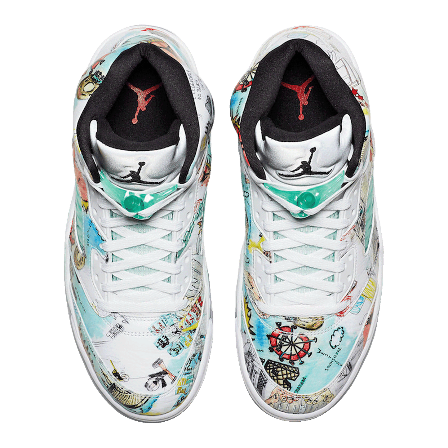 Nike Air Jordan 5 Retro Wings Oben