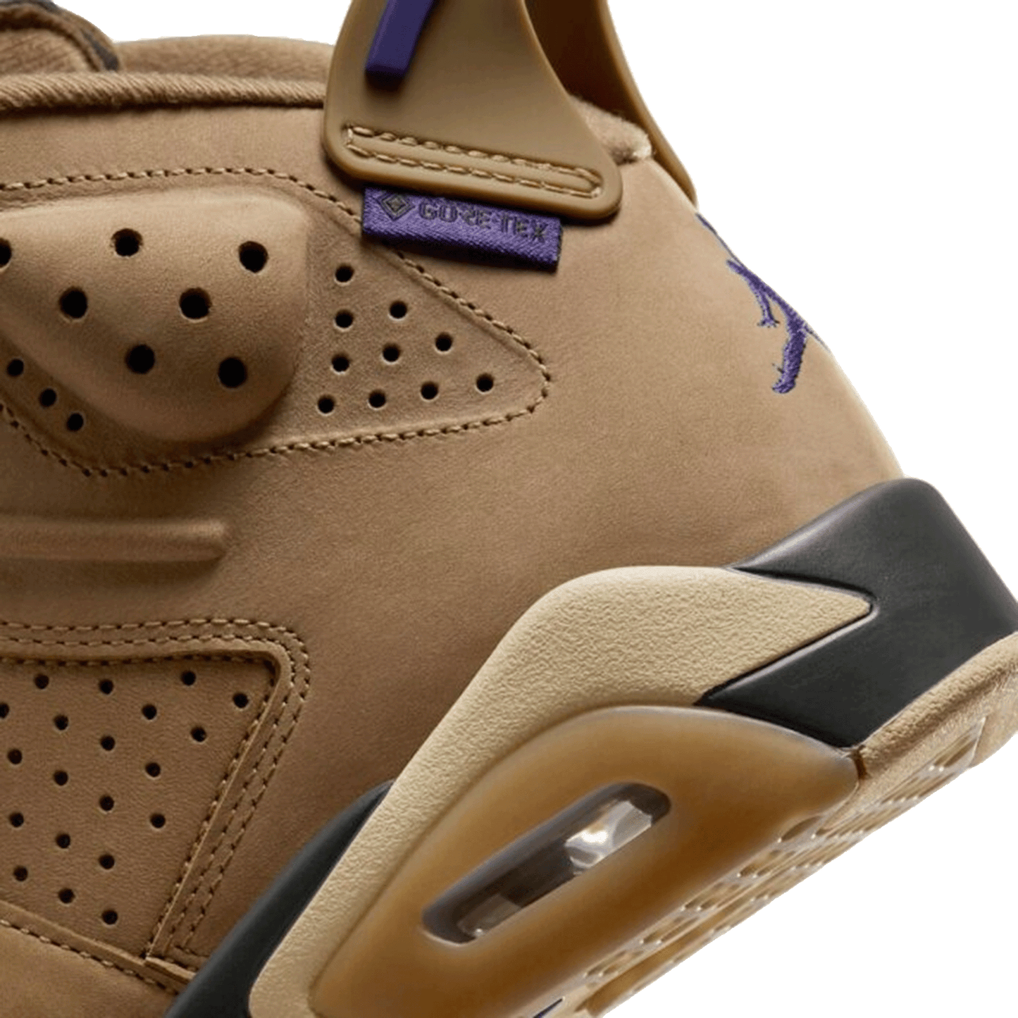 Nike Air Jordan 6 Retro Gore-Tex Brown Kelp (W) Back 2