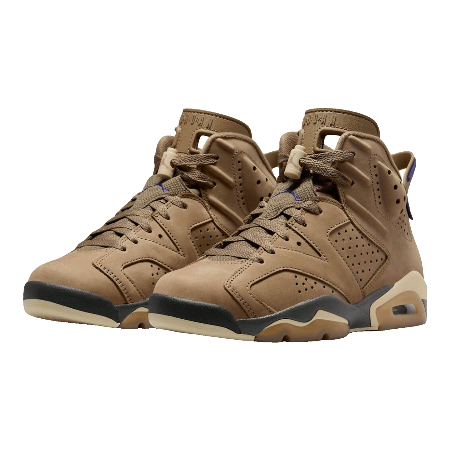 Nike Air Jordan 6 Retro Gore-Tex Brown Kelp (W) Side