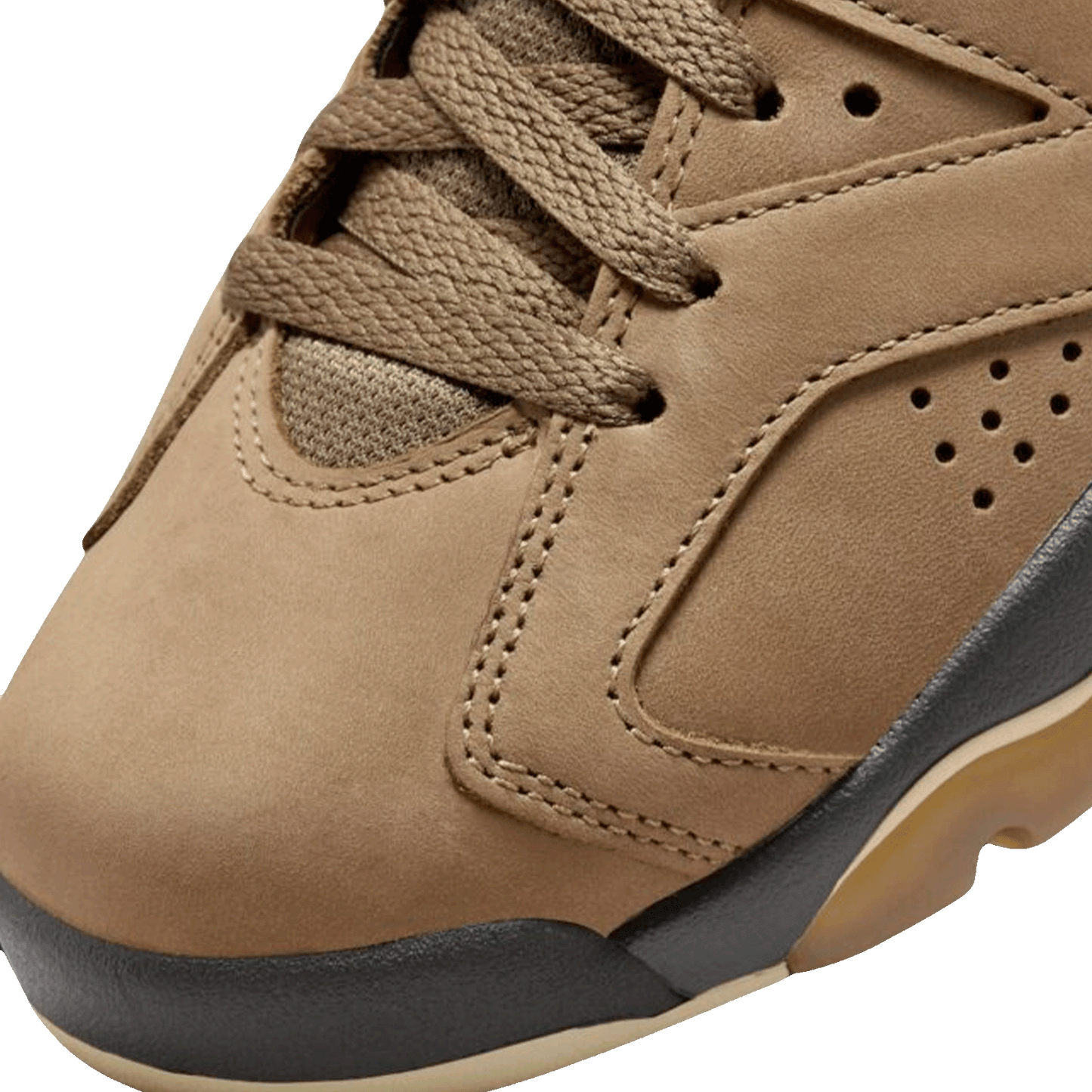 Nike Air Jordan 6 Retro Gore-Tex Brown Kelp (W) Toe