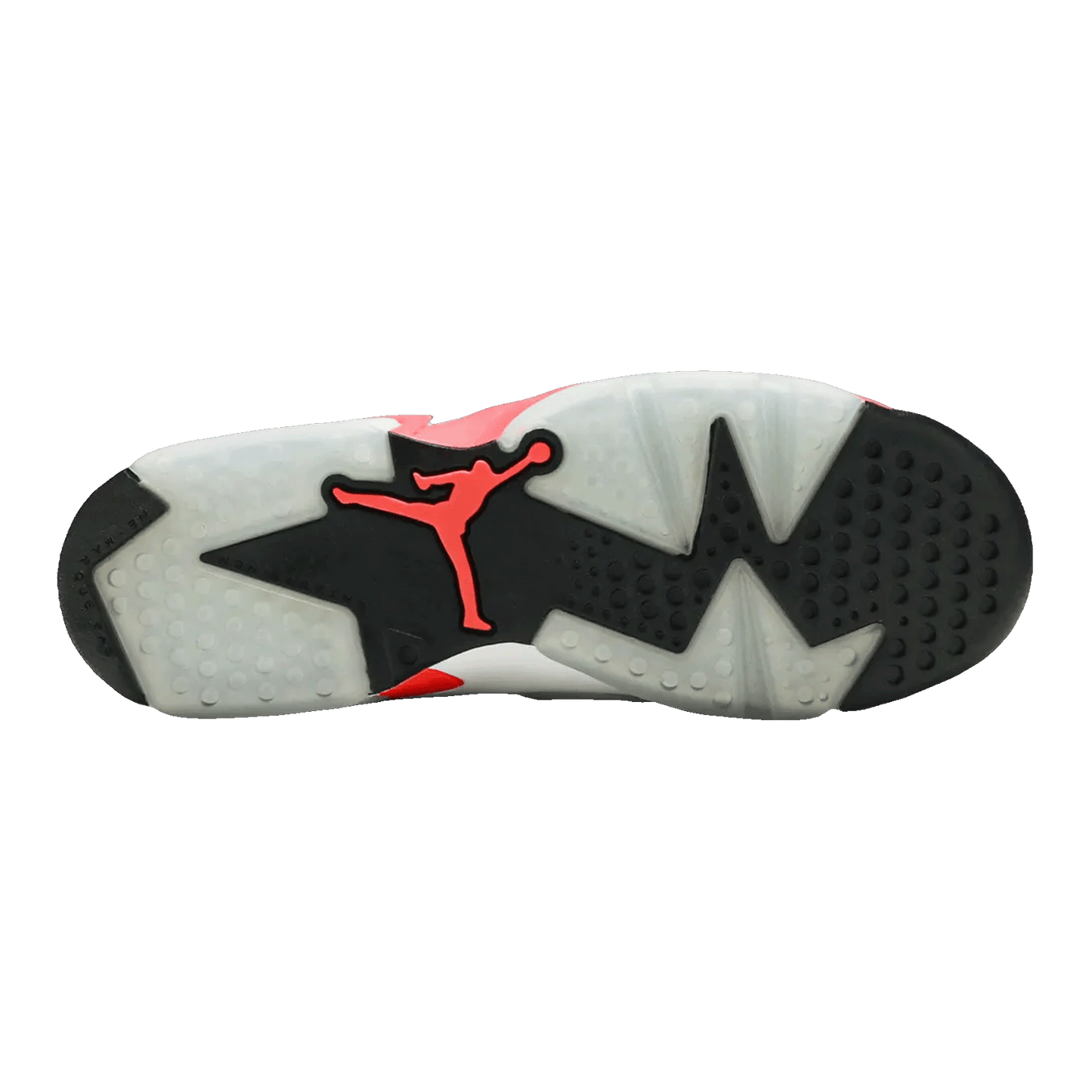 Nike Air Jordan 6 Retro Infrared White (2014) (GS) Sohle 384665-123