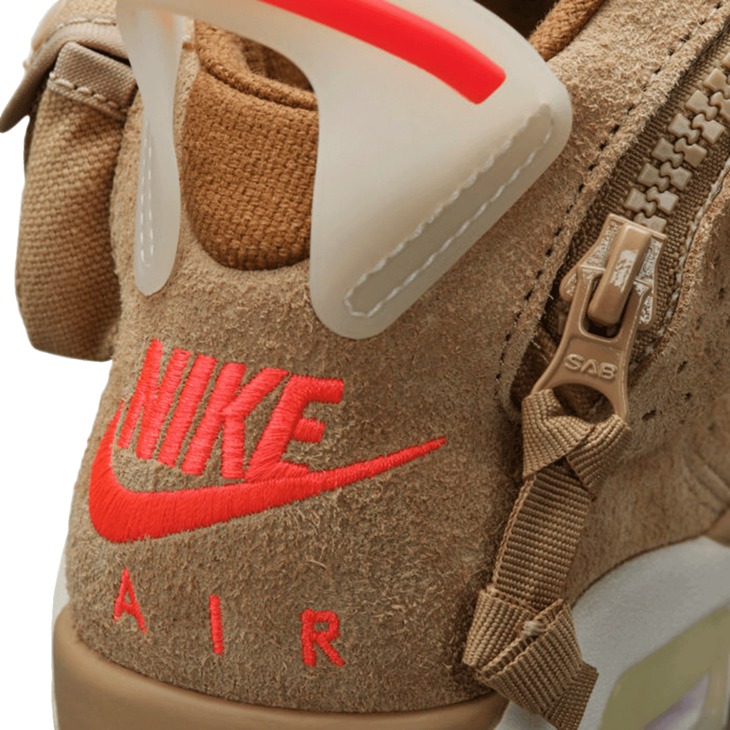 Nike Air Jordan 6 Retro Travis Scott British Khaki Back 2