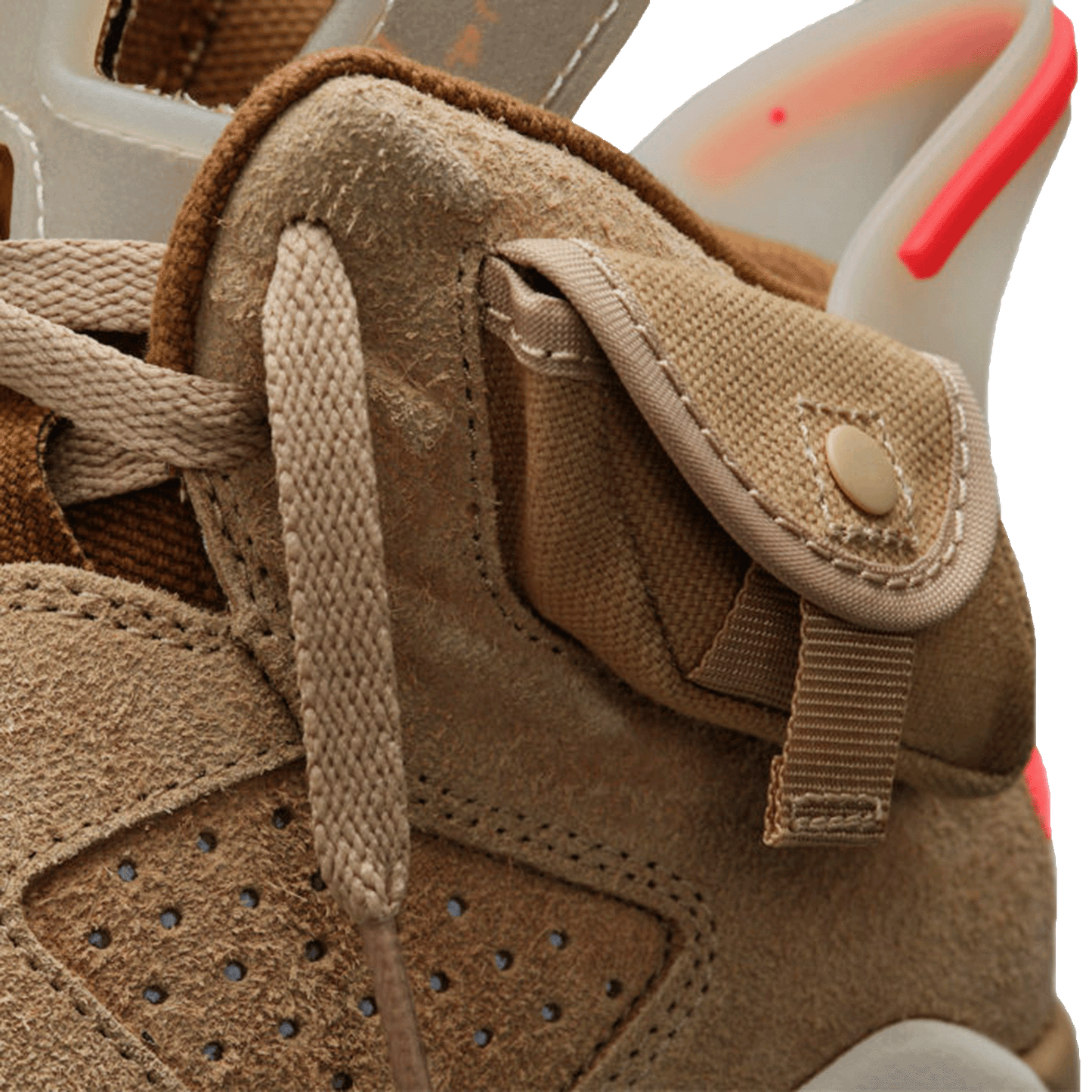 Nike Air Jordan 6 Retro Travis Scott British Khaki Detail