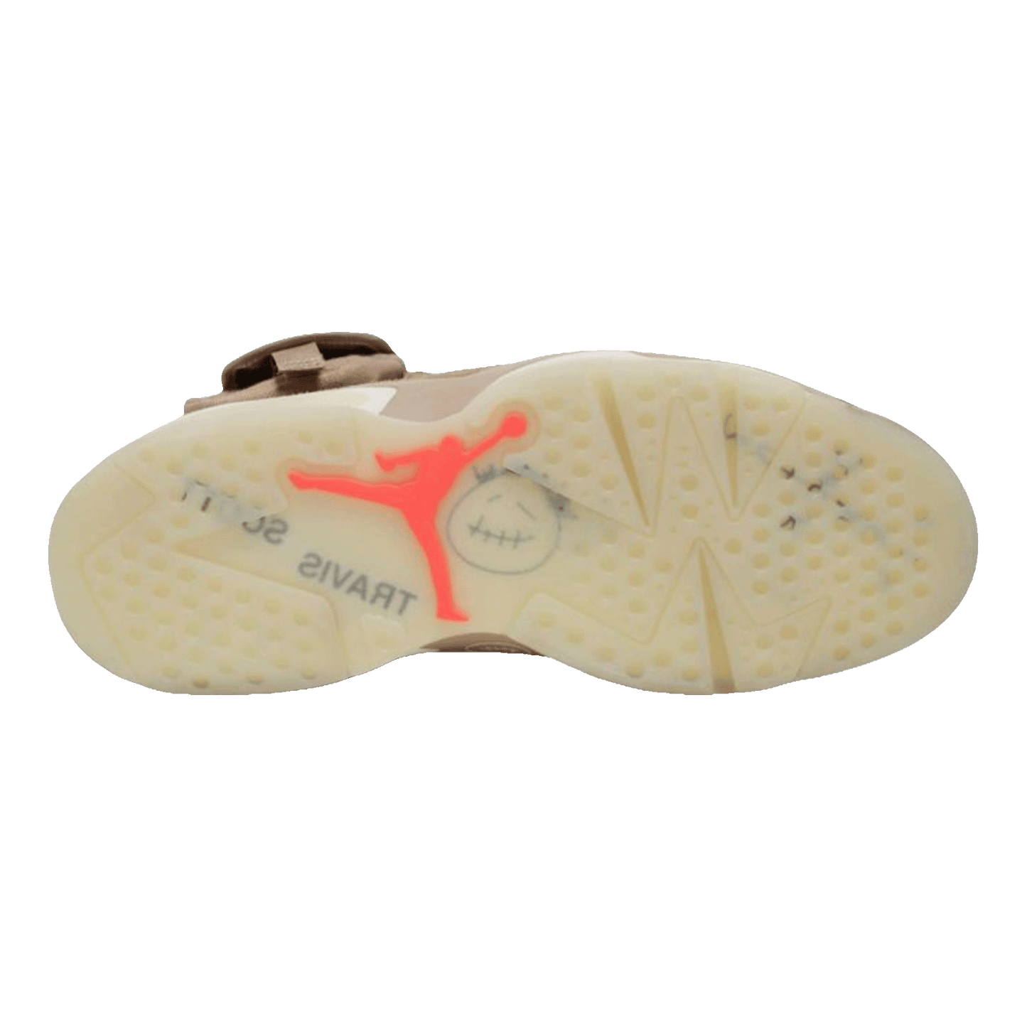 Nike Air Jordan 6 Retro Travis Scott British Khaki Sohle