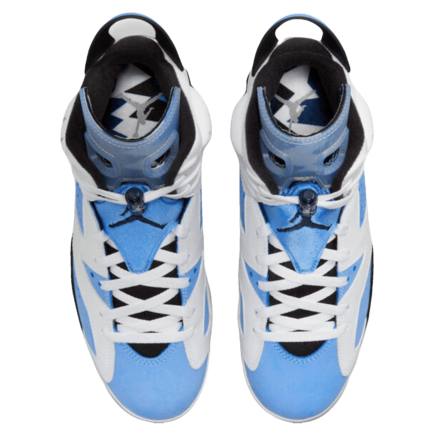 Nike Air Jordan 6 Retro UNC White (GS) Oben