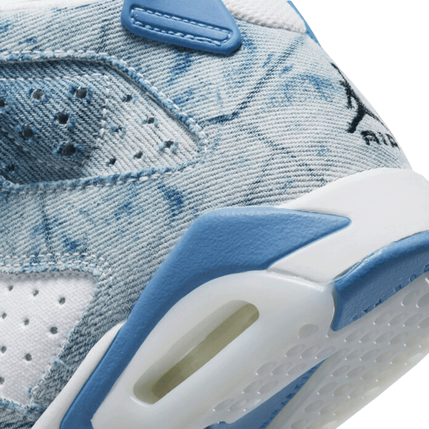 Nike Air Jordan 6 Retro Washed Denim (2022) (GS) Back 2