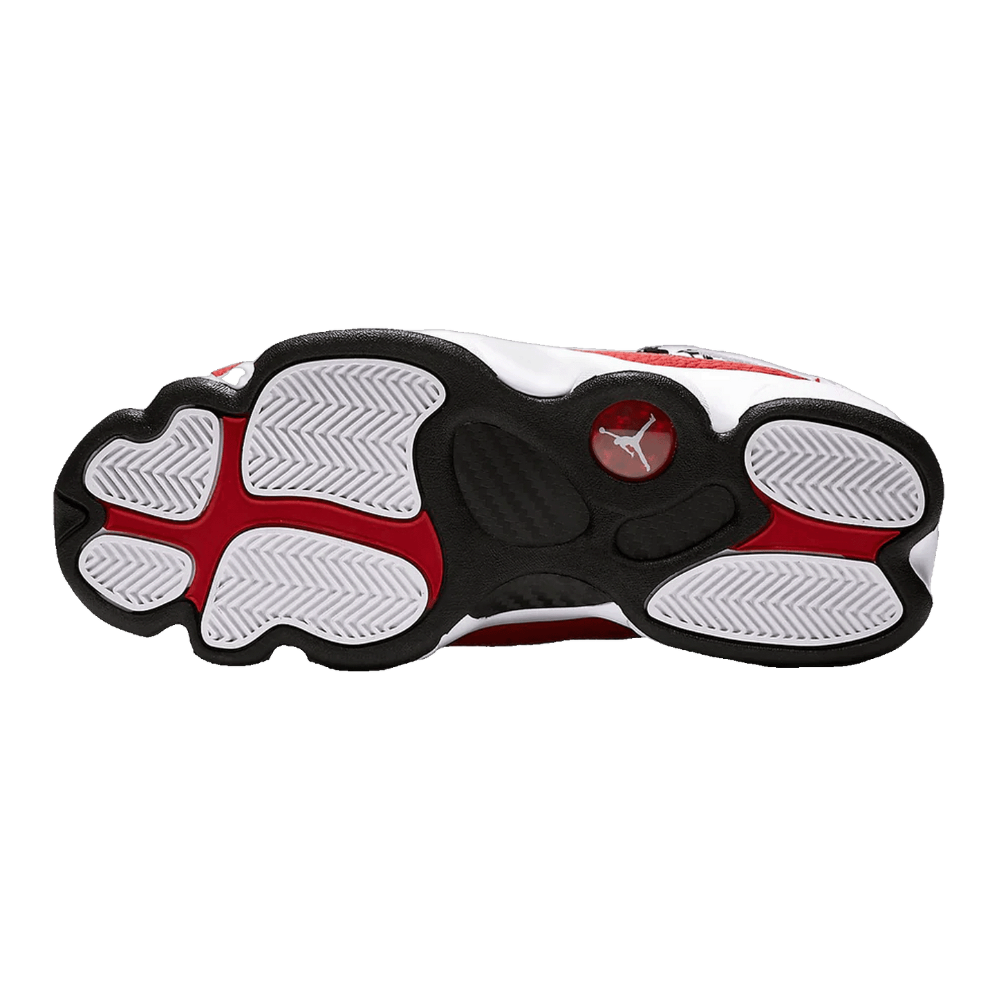 Nike Air Jordan 6 Rings White University Red Sohle