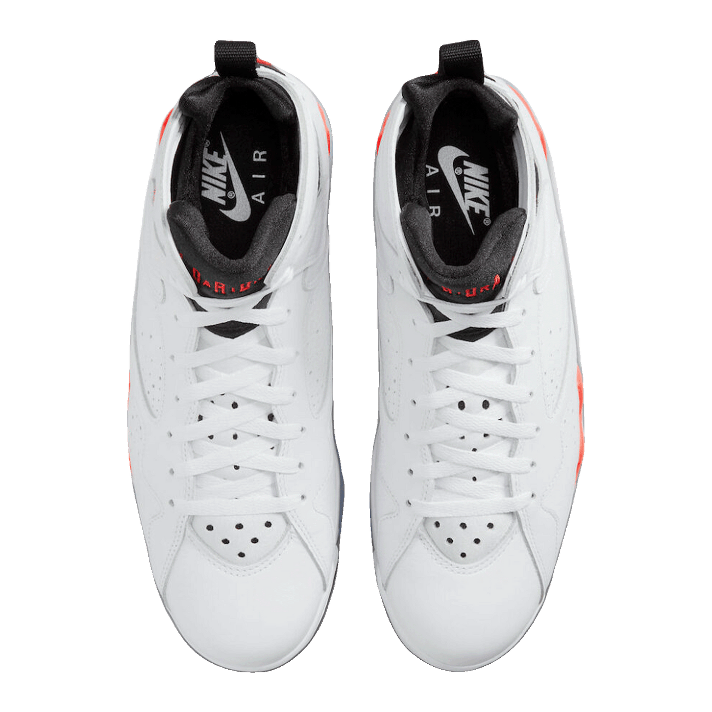 Nike Air Jordan 7 Retro White Infrared Oben