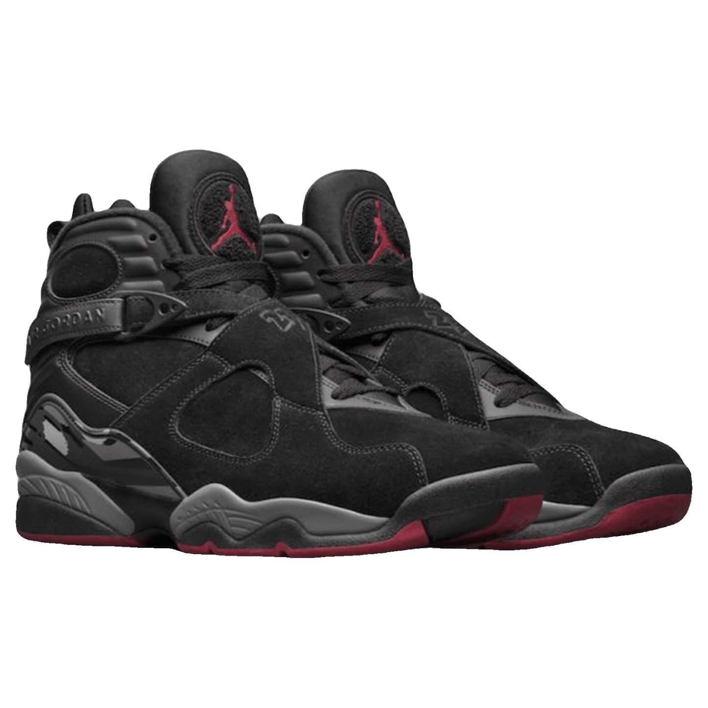 Nike Air Jordan 8 Retro Black Cement Side