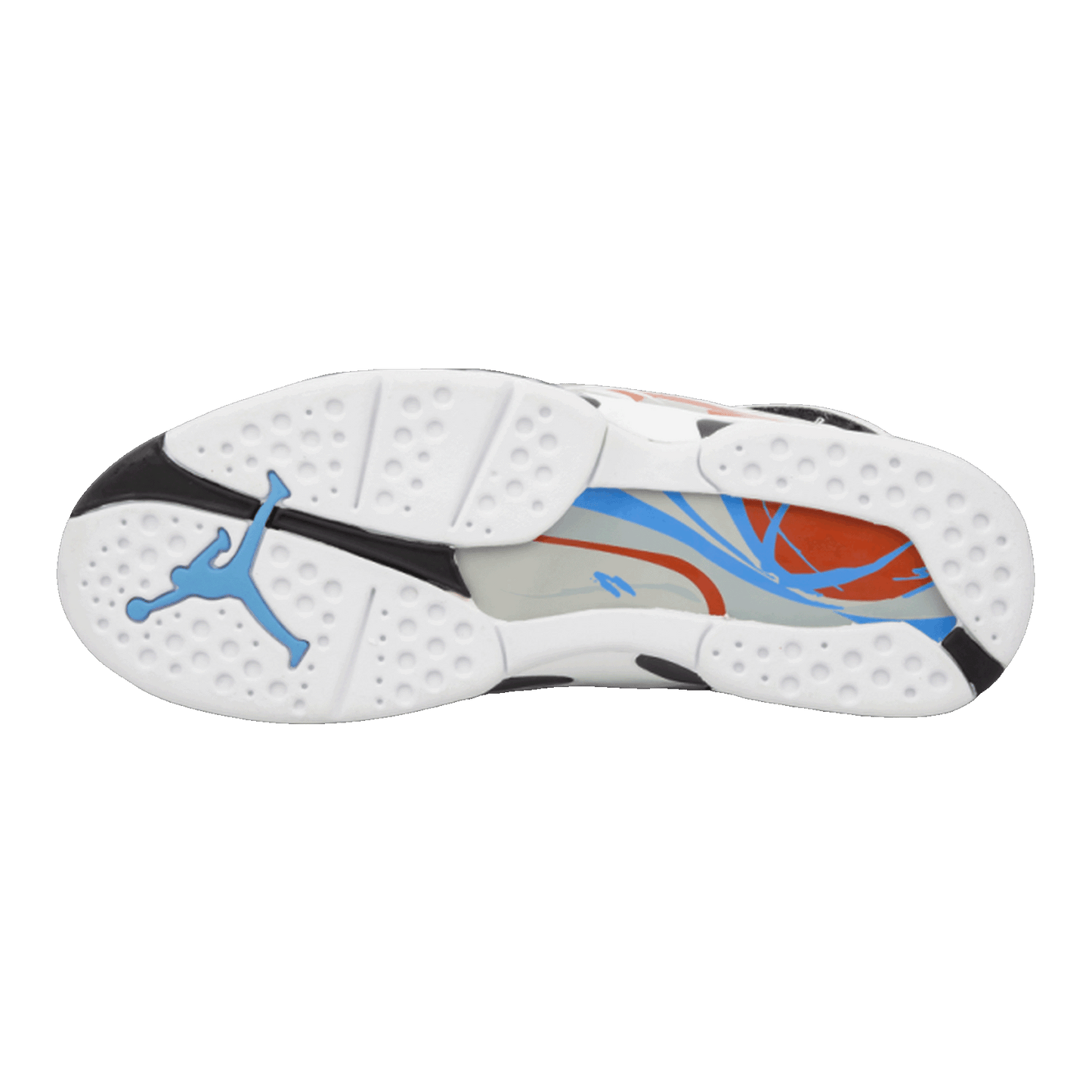 Nike Air Jordan 8 Retro Black Toe Sohle 317258-104