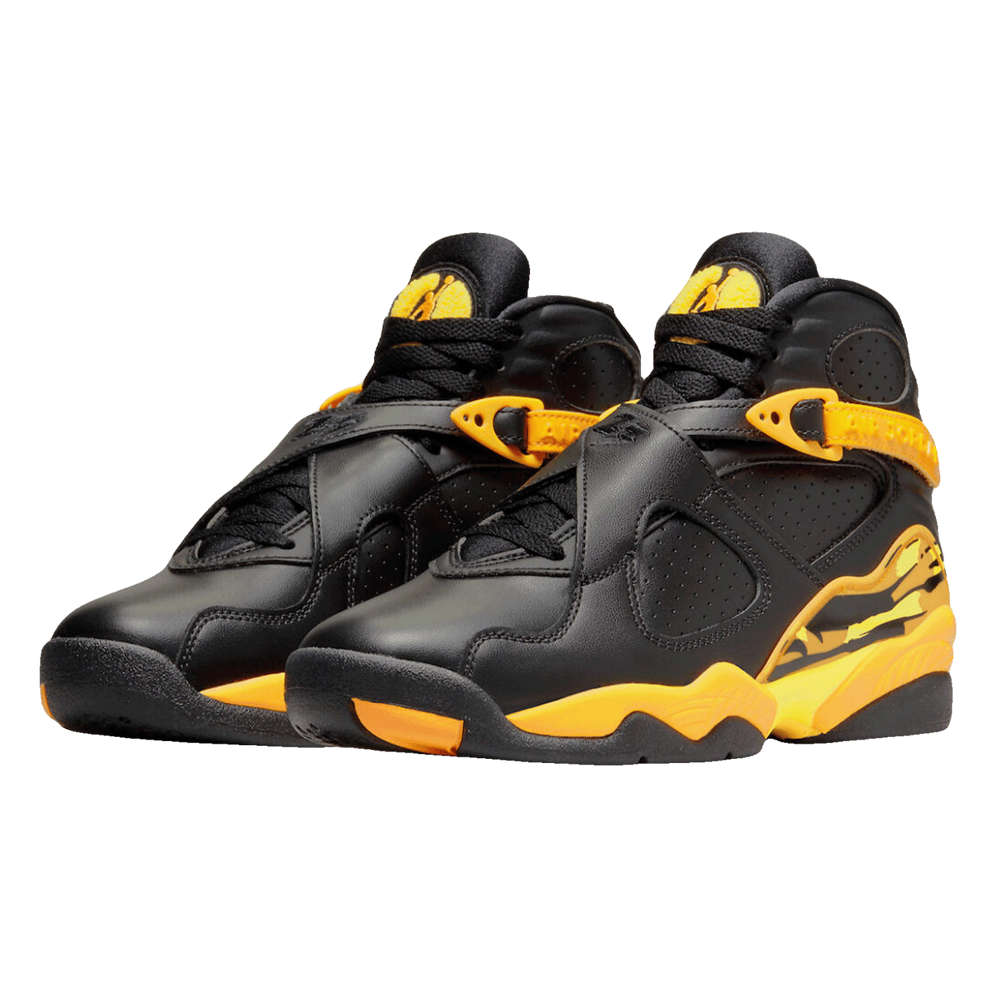 Nike Air Jordan 8 Retro Taxi Yellow Black (W) Side