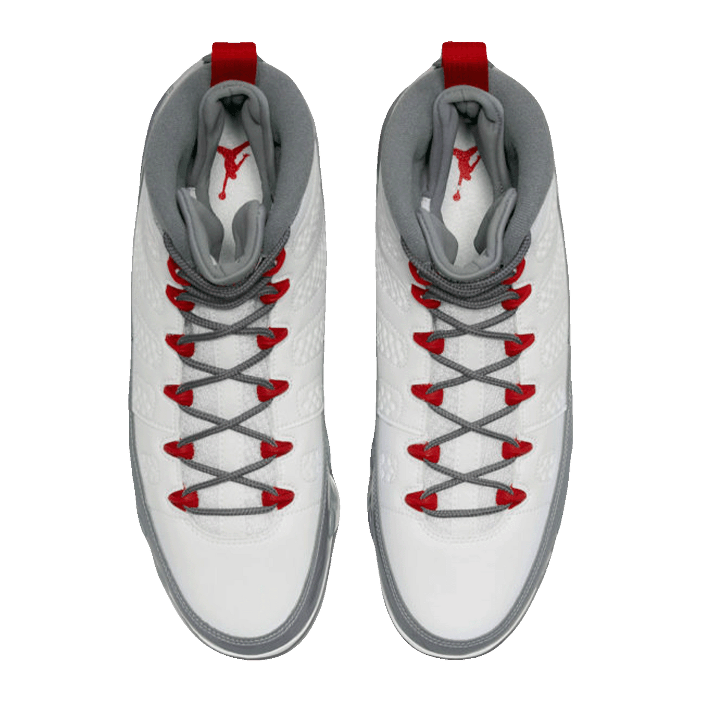 Nike Air Jordan 9 Retro Fire Red (GS) Oben