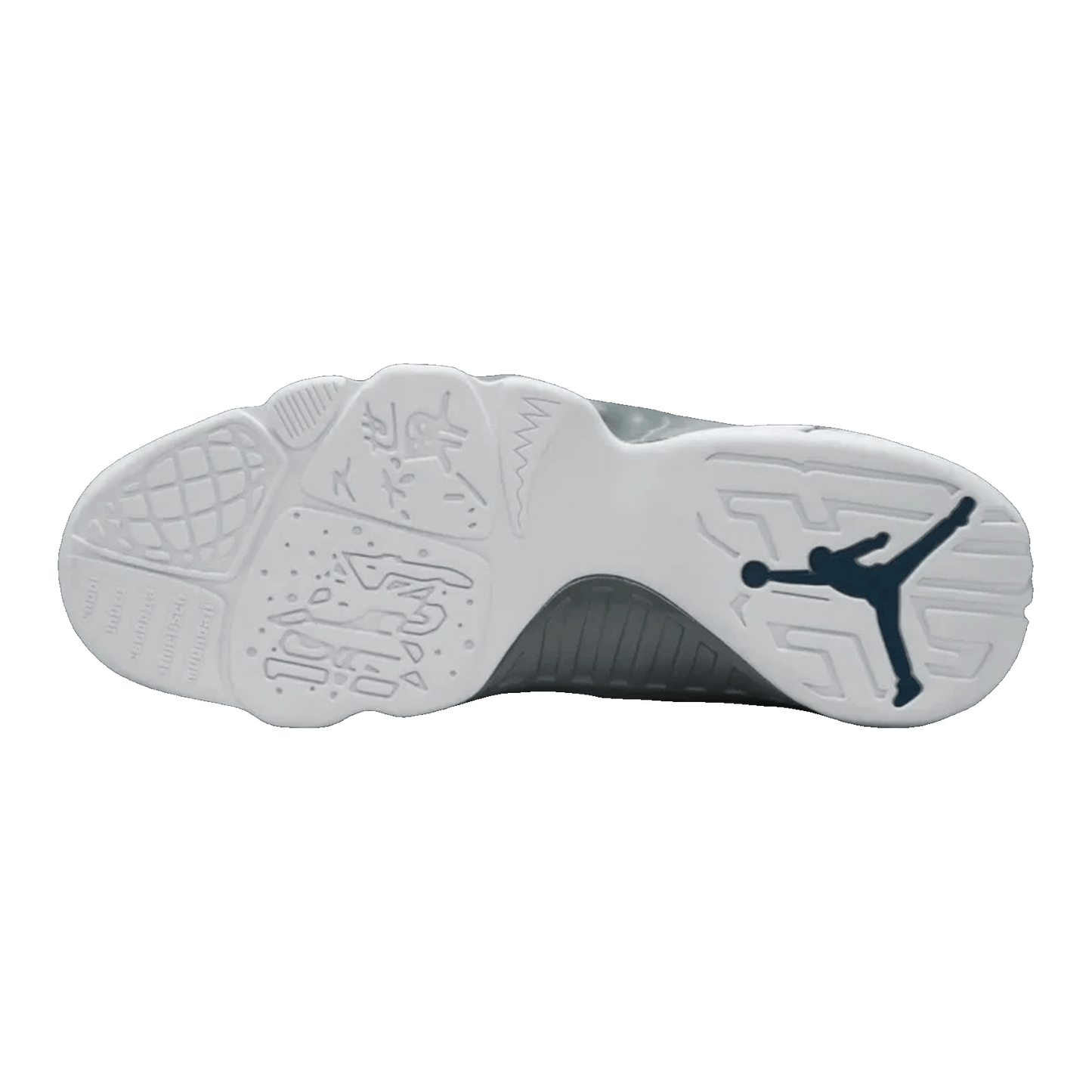 Nike Air Jordan 9 Retro Flint Grey French Blue (2026) (GS) Sohle HV4574-100