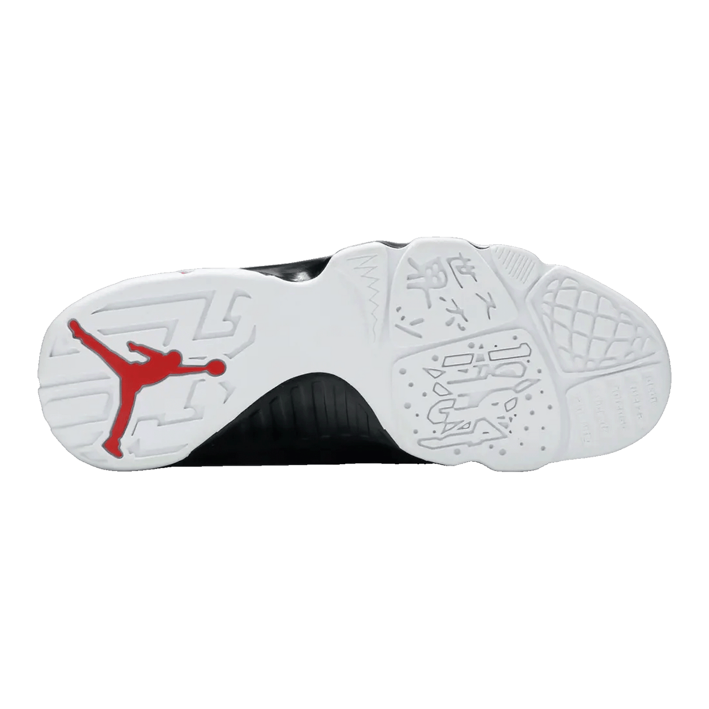Nike Air Jordan 9 Retro White Black CDP (2008) Sohle
