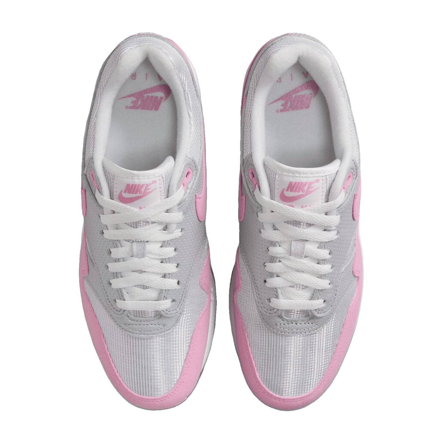 Nike Air Max 1 '87 Metallic Platinum Pink Rise (W) Oben