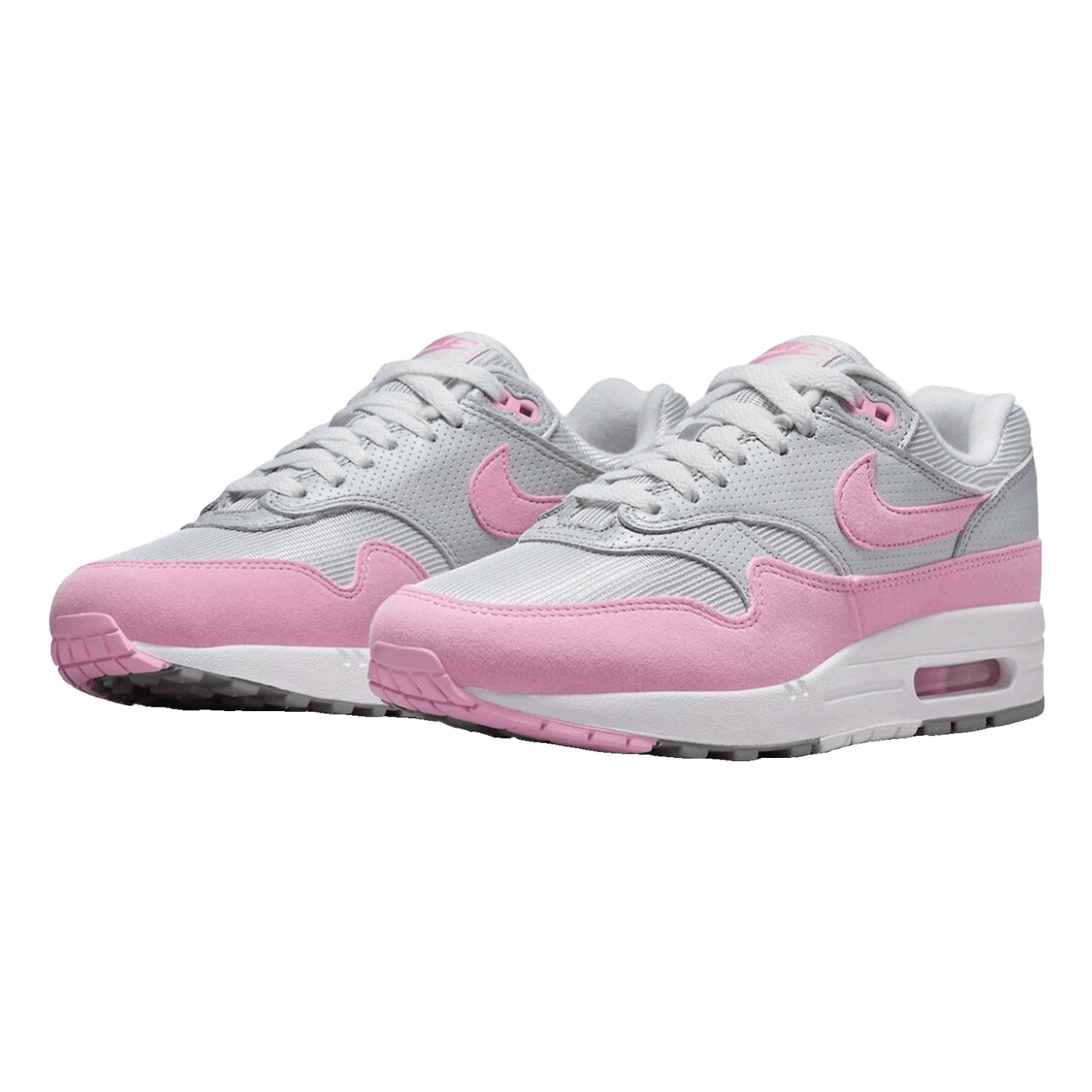 Nike Air Max 1 '87 Metallic Platinum Pink Rise (W) Side