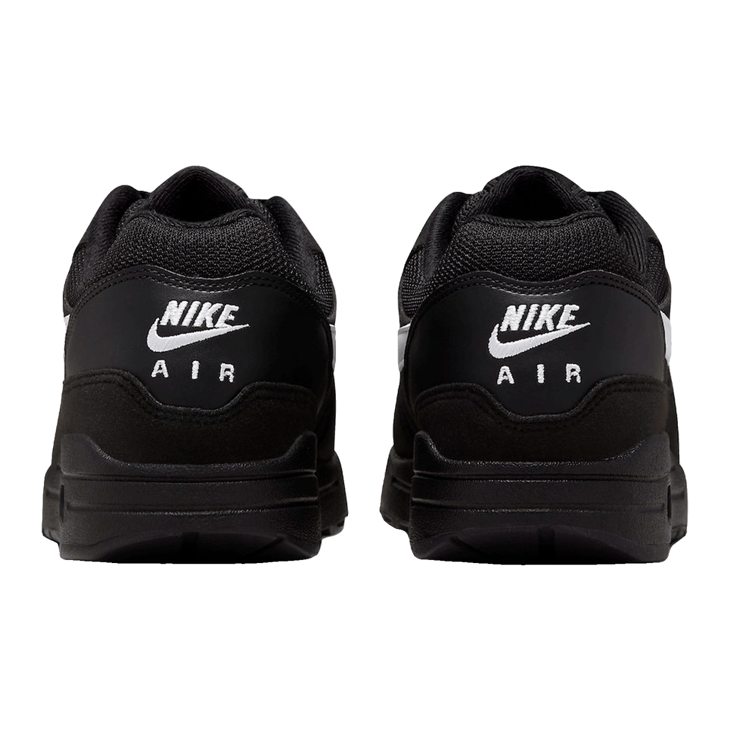 Nike Air Max 1 Black White Swoosh Back
