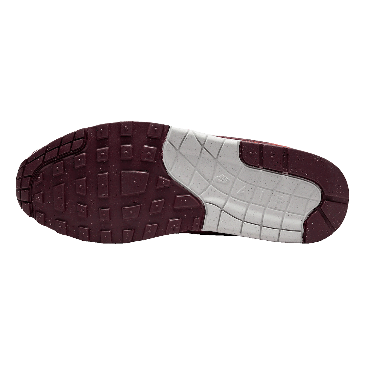 Nike Air Max 1 Burgundy Crush Sohle