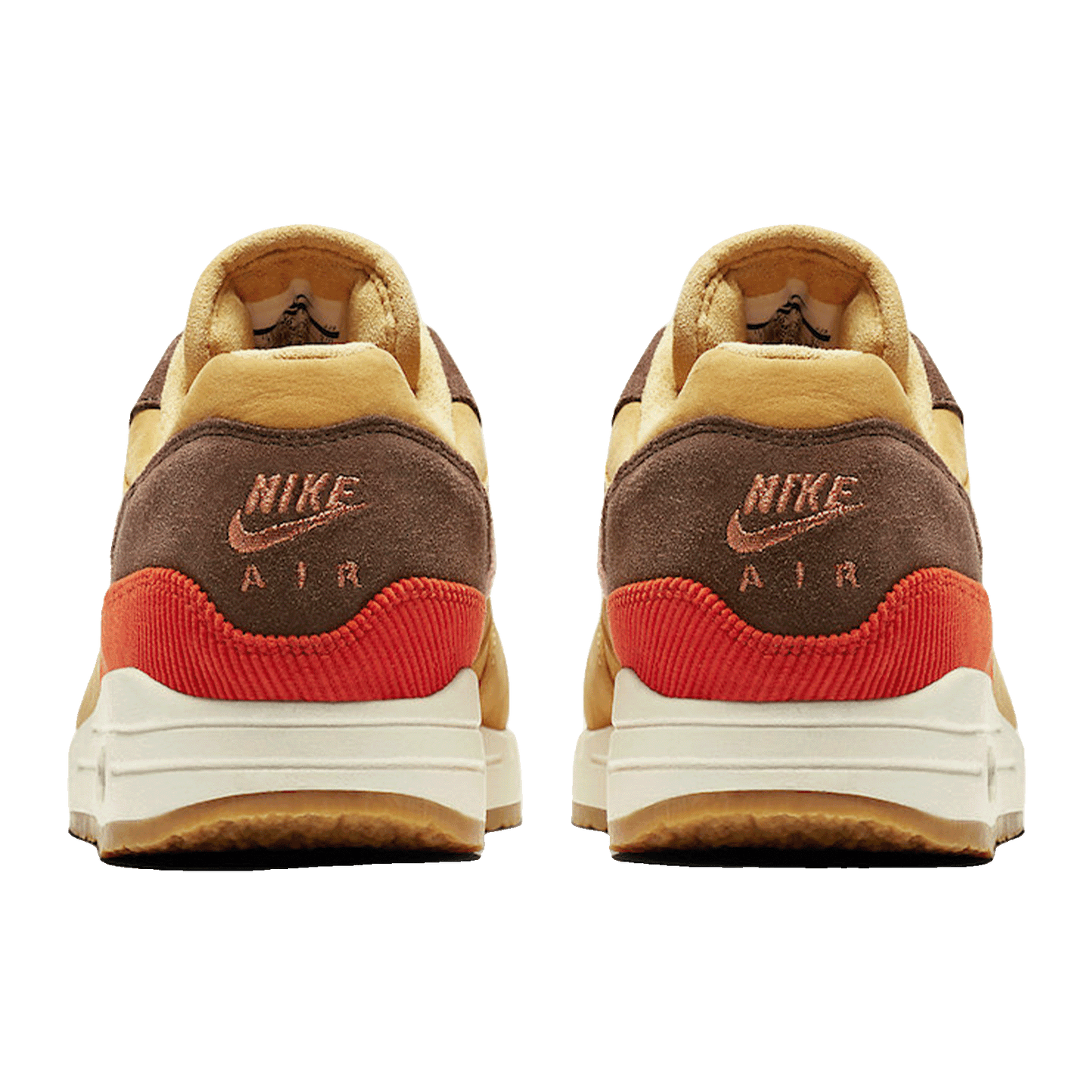 Nike Air Max 1 Crepe Wheat Gold Rust Pink Back