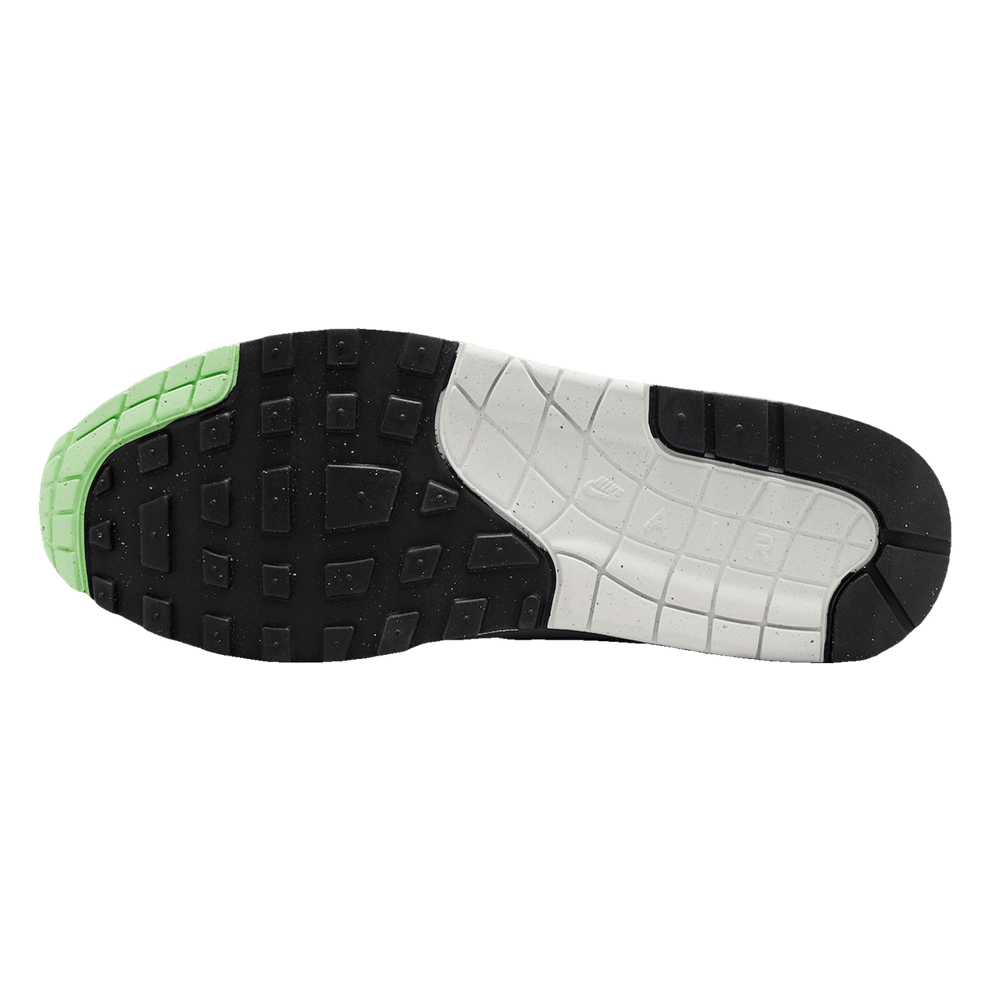 Nike Air Max 1 Essential Summit White Photon Dust Vapor Green Sohle