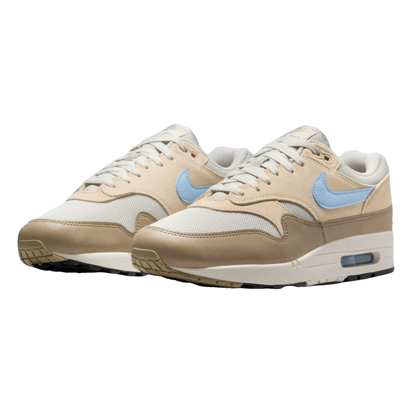 Nike Air Max 1 Essential White Pure Platinum Black Side