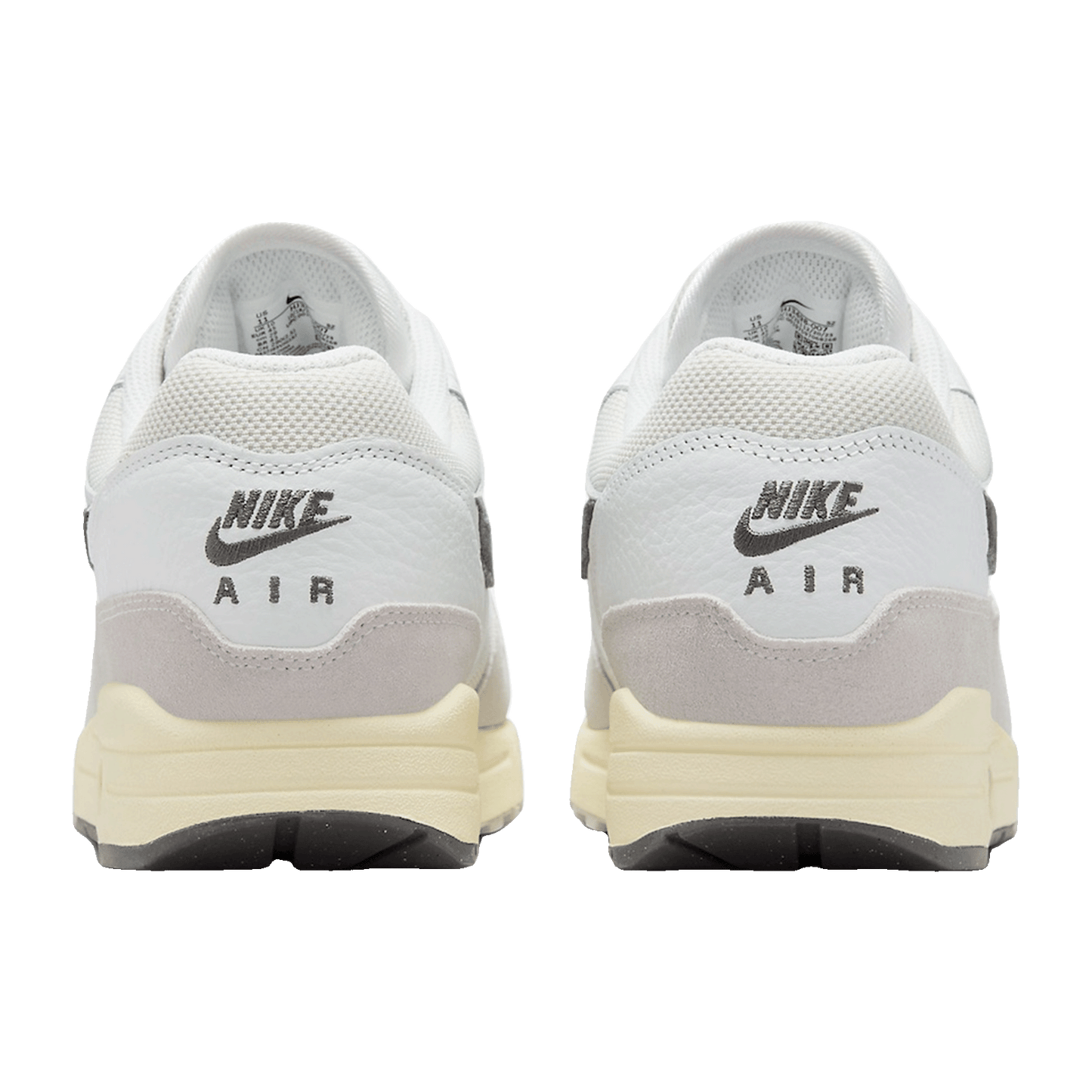 Nike Air Max 1 Light Bone Iron Grey Back