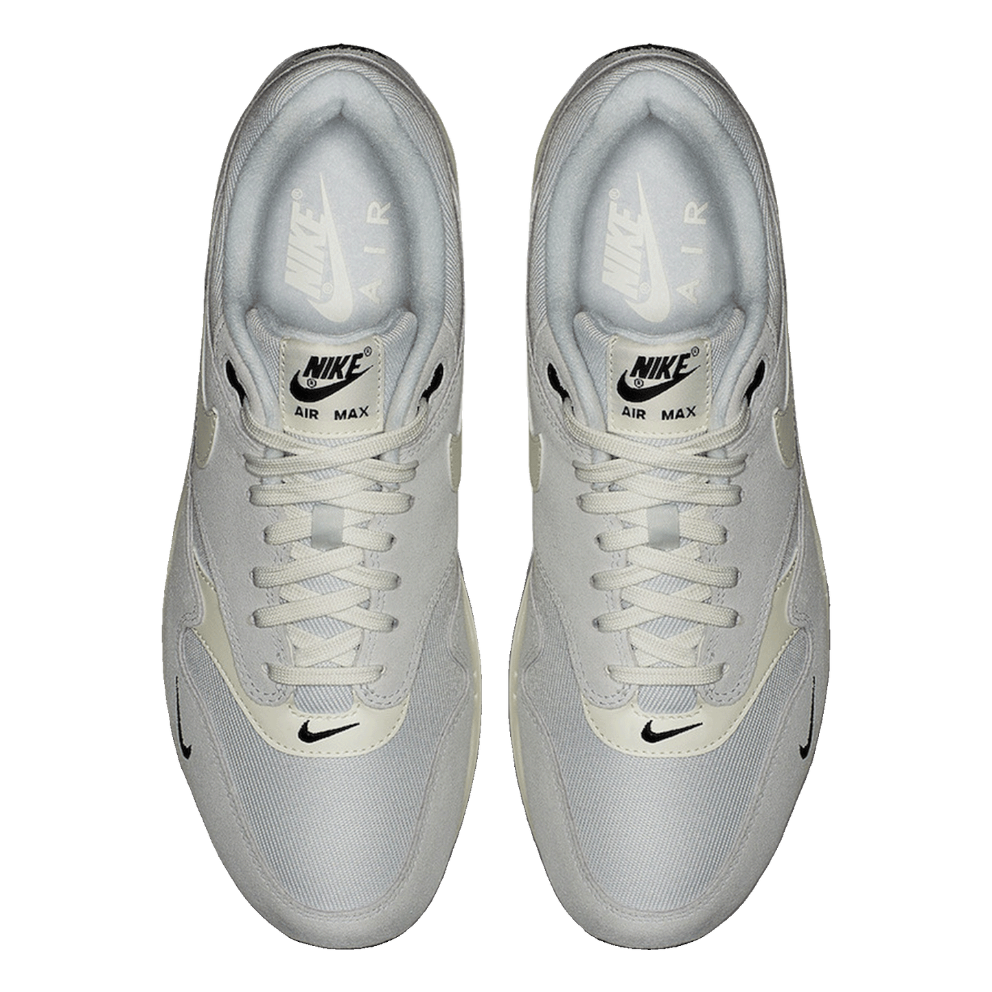 Nike Air Max 1 Mini Swoosh Pure Platinum Oben