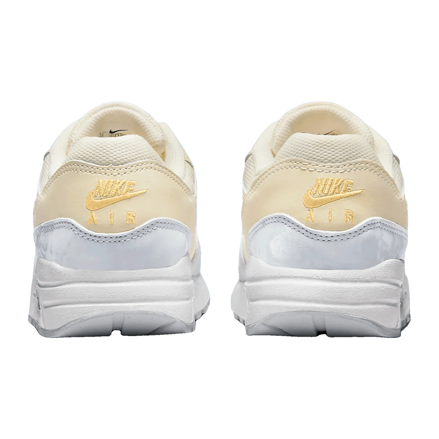 Nike Air Max 1 Pale Ivory Football Grey (GS) Back