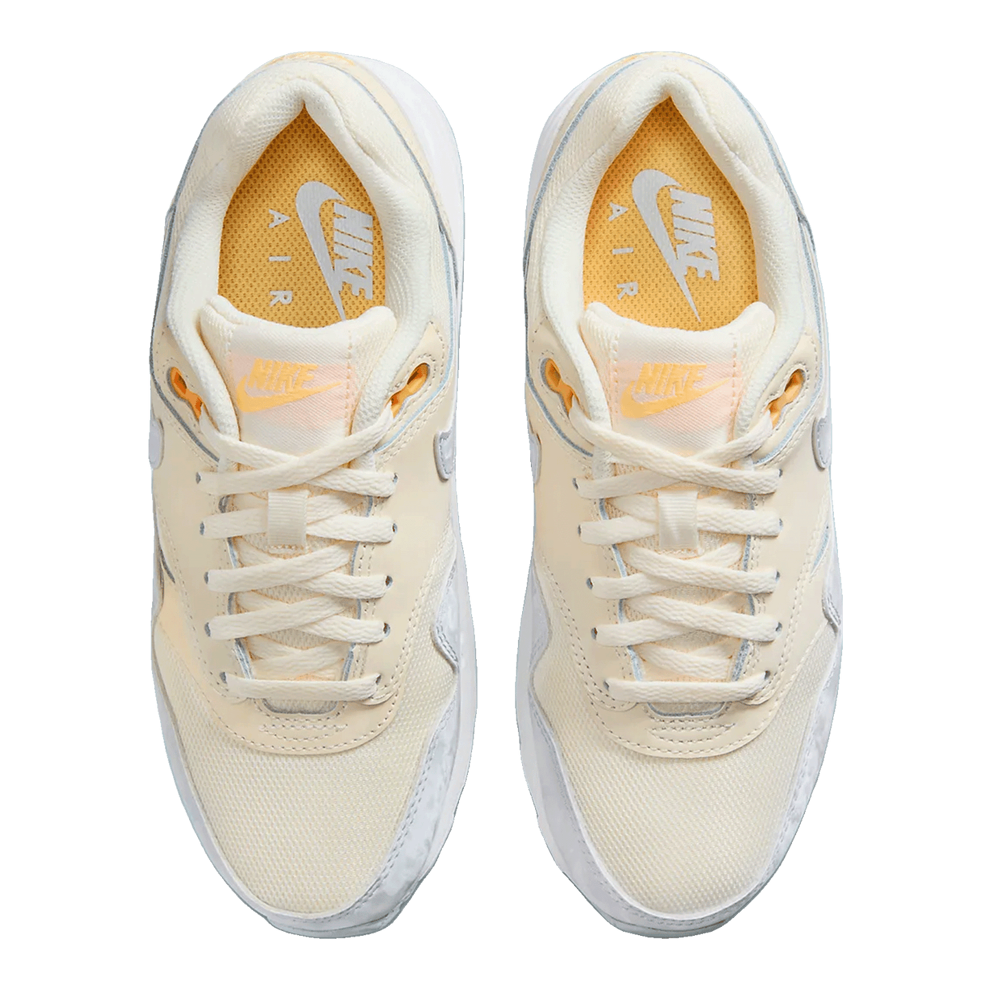Nike Air Max 1 Pale Ivory Football Grey (GS) Oben
