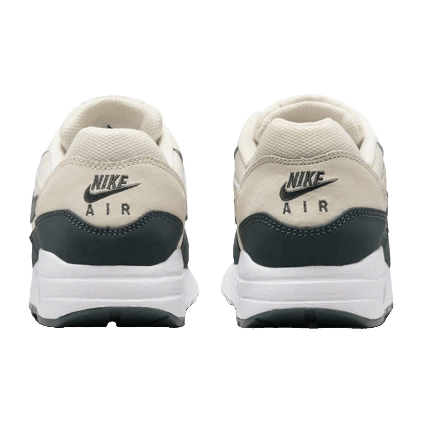 Nike Air Max 1 Pale Ivory White Bicoastal Vintage Green (GS) Back