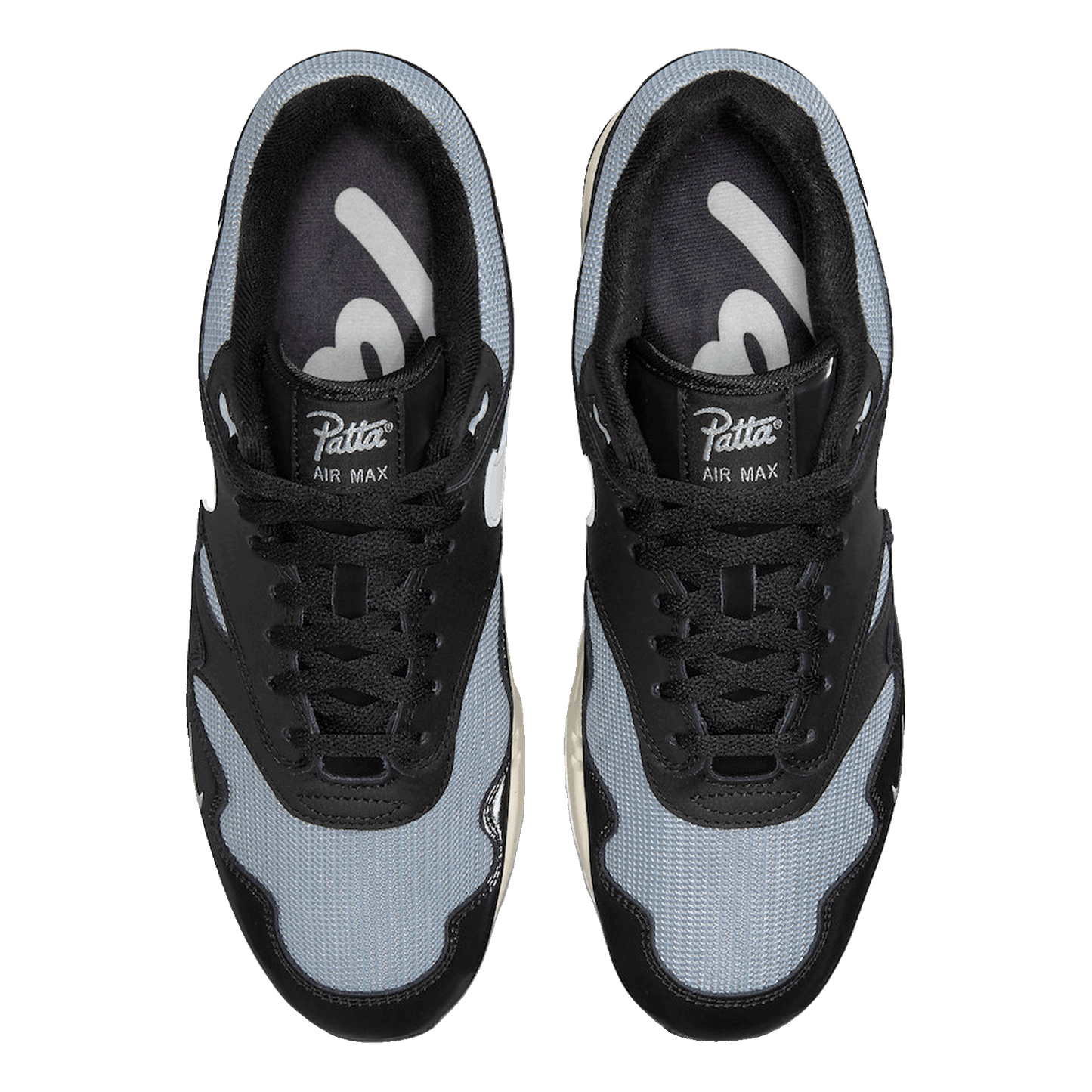 Nike Air Max 1 Patta Waves Black (with Bracelet) Oben