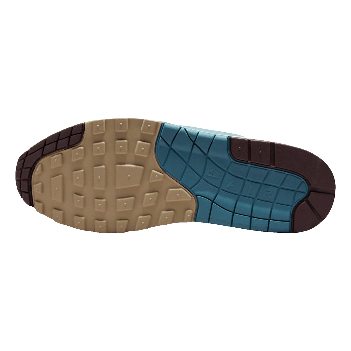 Nike Air Max 1 Patta Waves Noise Aqua (with Bracelet) Sohle