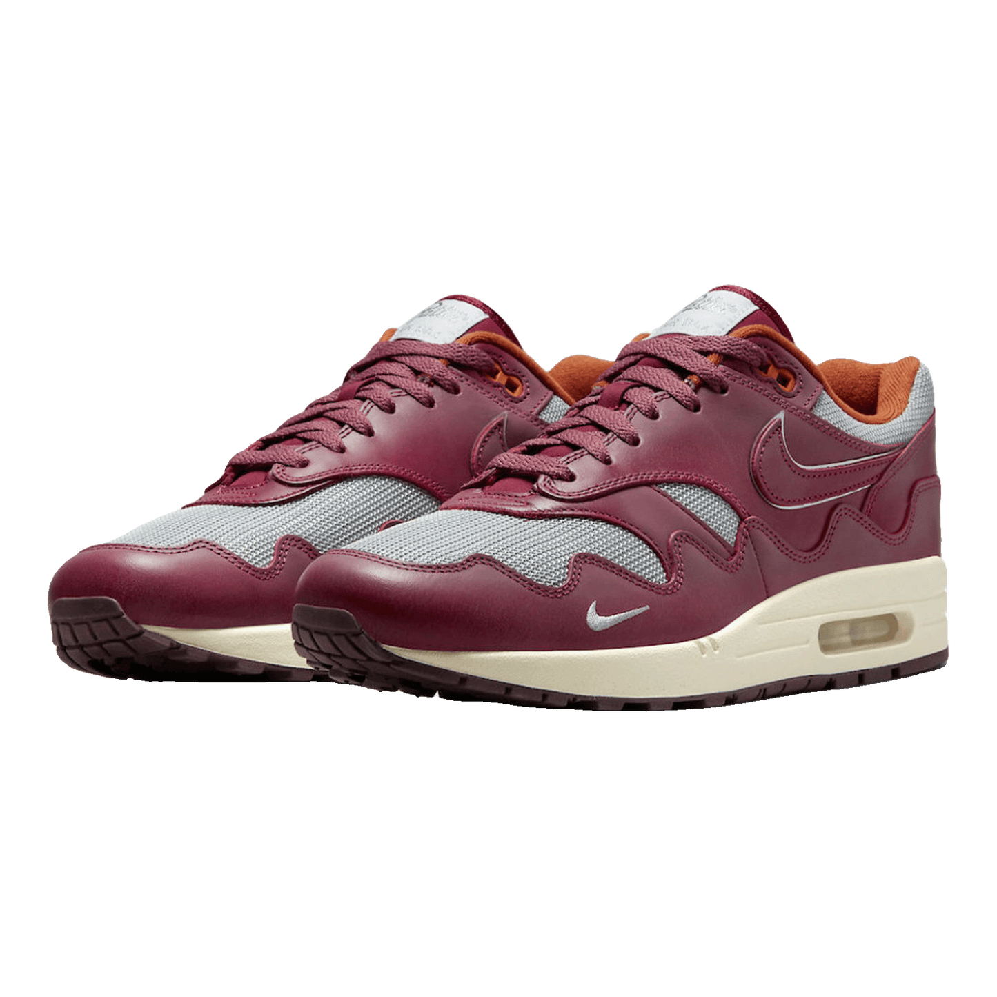 Nike Air Max 1 Patta Waves Rush Maroon (with Bracelet) Side