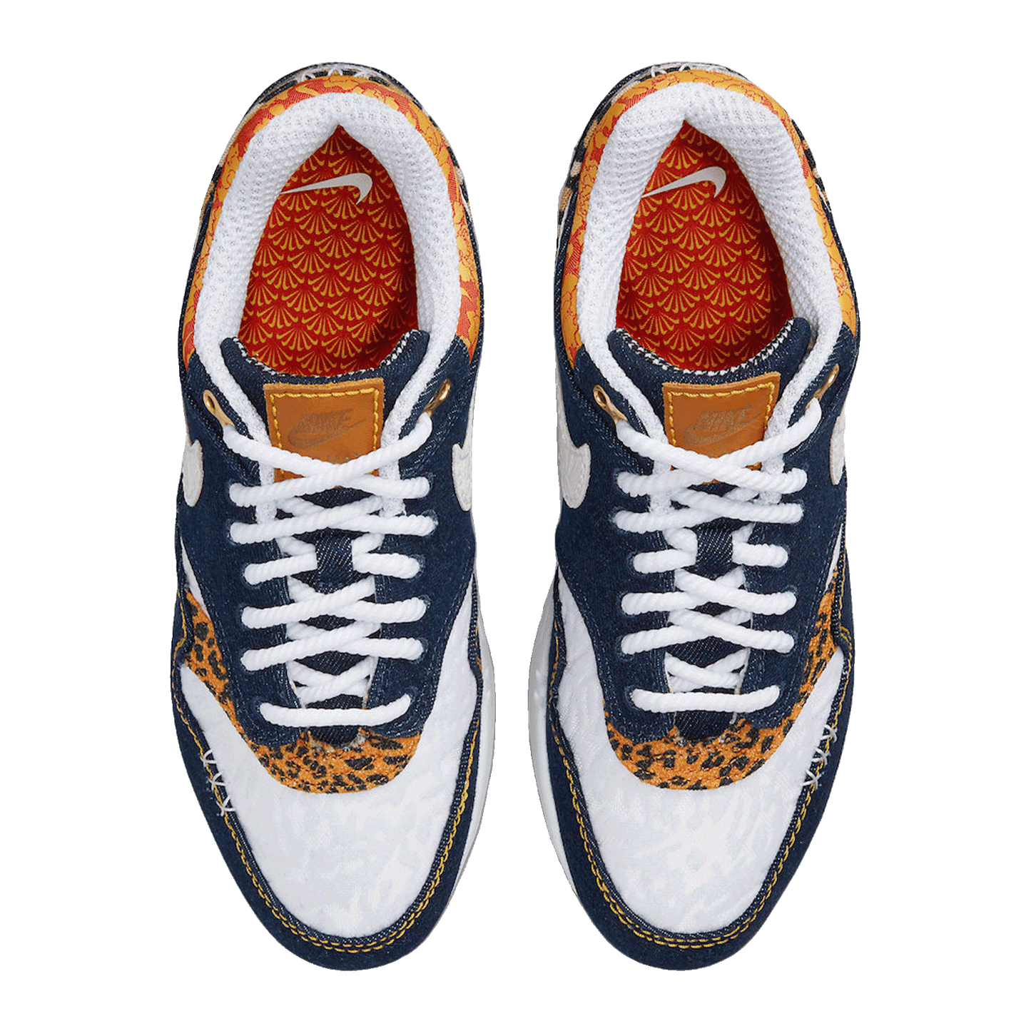 Nike Air Max 1 Premium Denim Leopard Oben