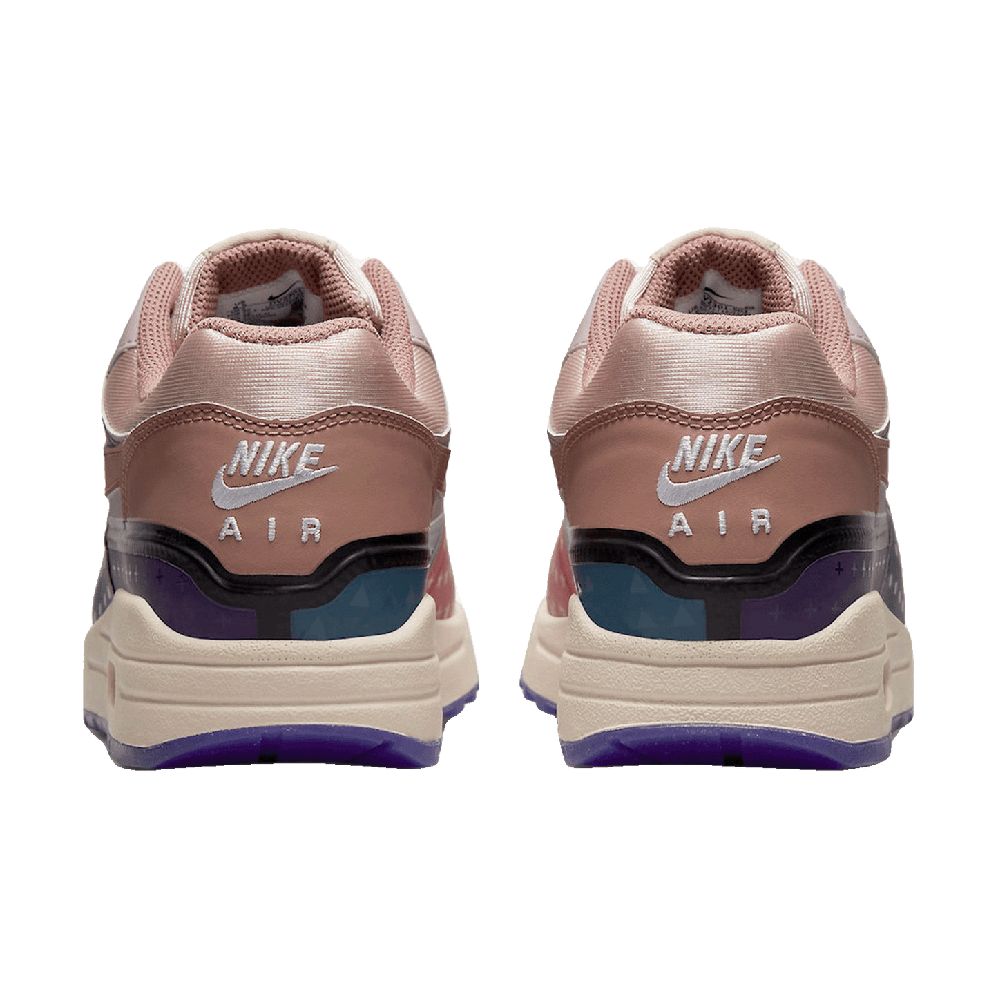 Nike Air Max 1 Premium Plum Fog Fossil Rose (W) Back