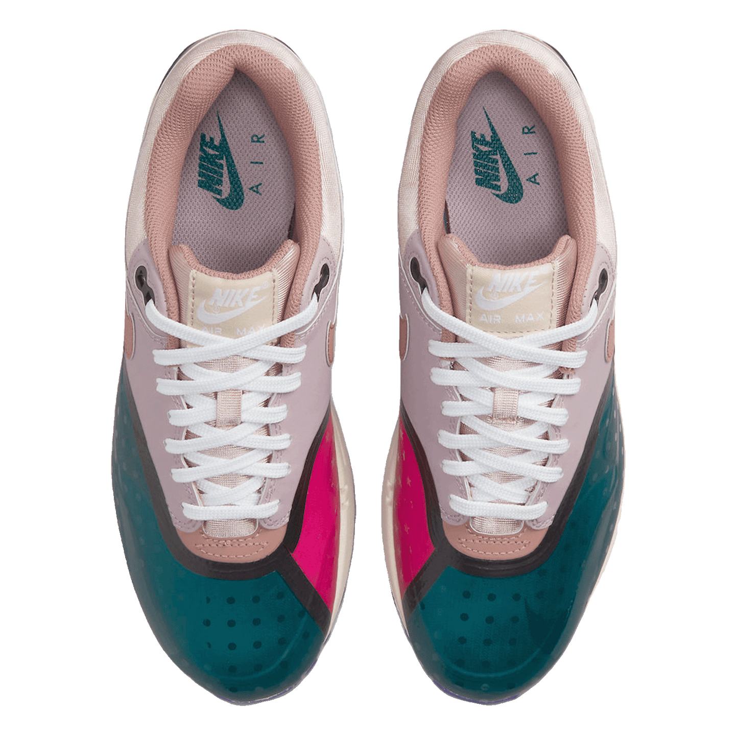 Nike Air Max 1 Premium Plum Fog Fossil Rose (W) Oben