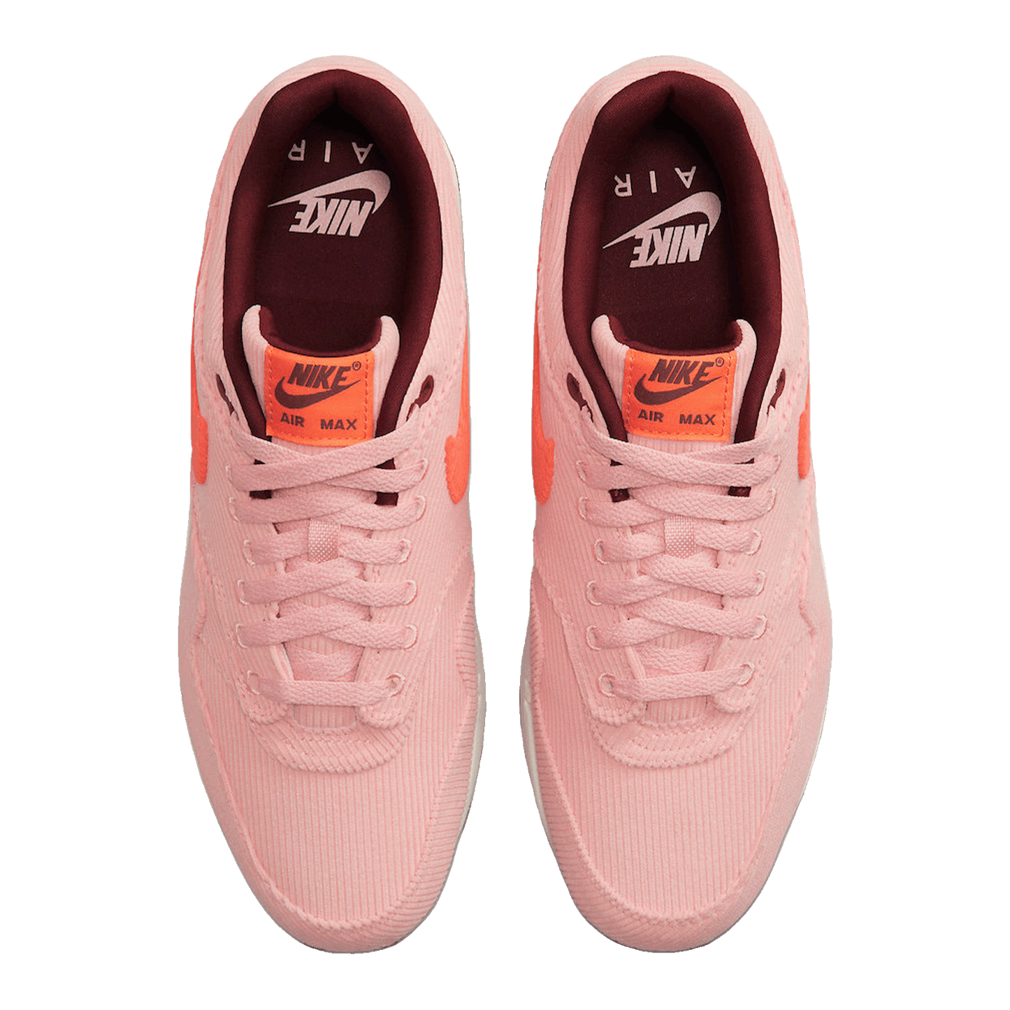 Nike Air Max 1 PRM Corduroy Coral Stardust Oben