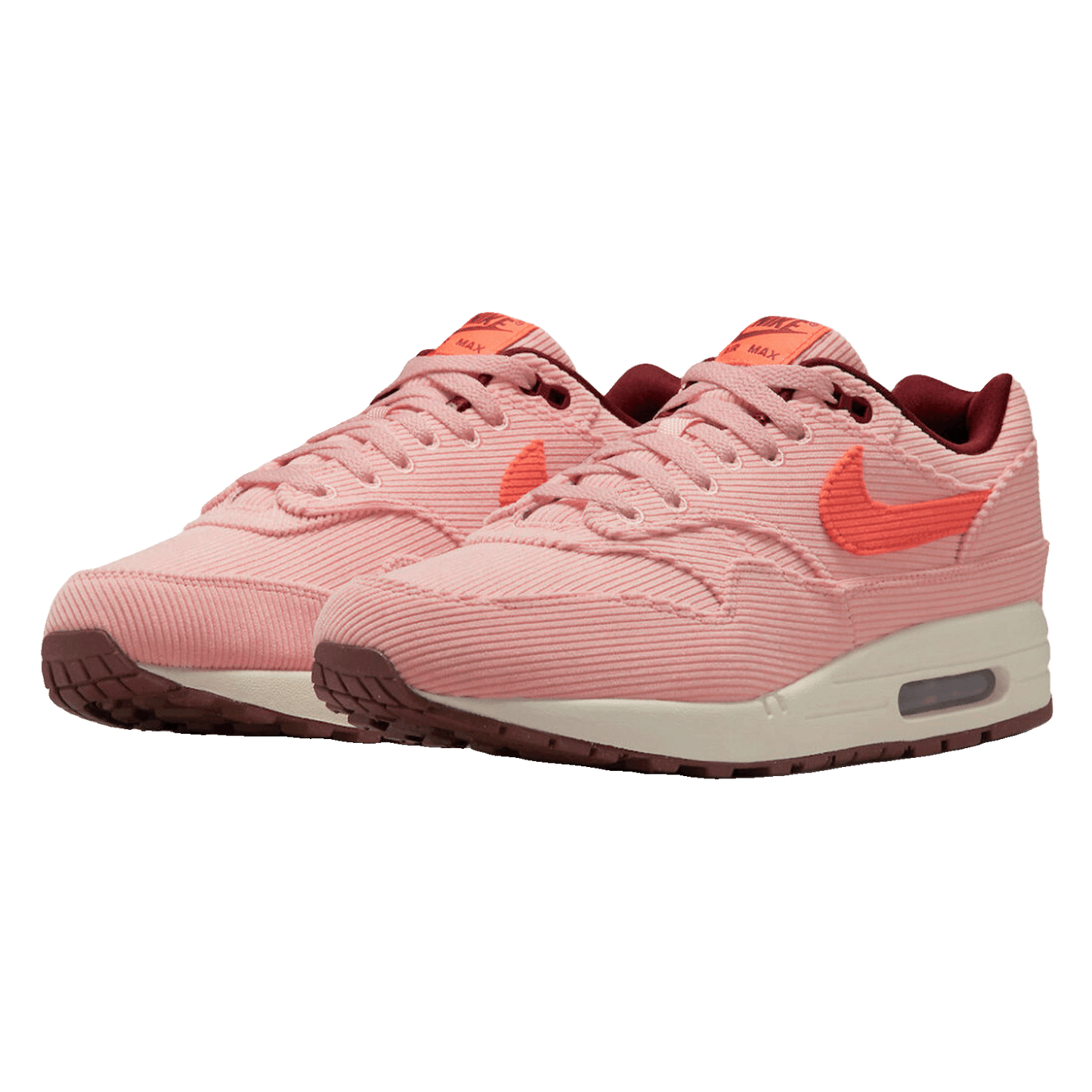 Nike Air Max 1 PRM Corduroy Coral Stardust Side