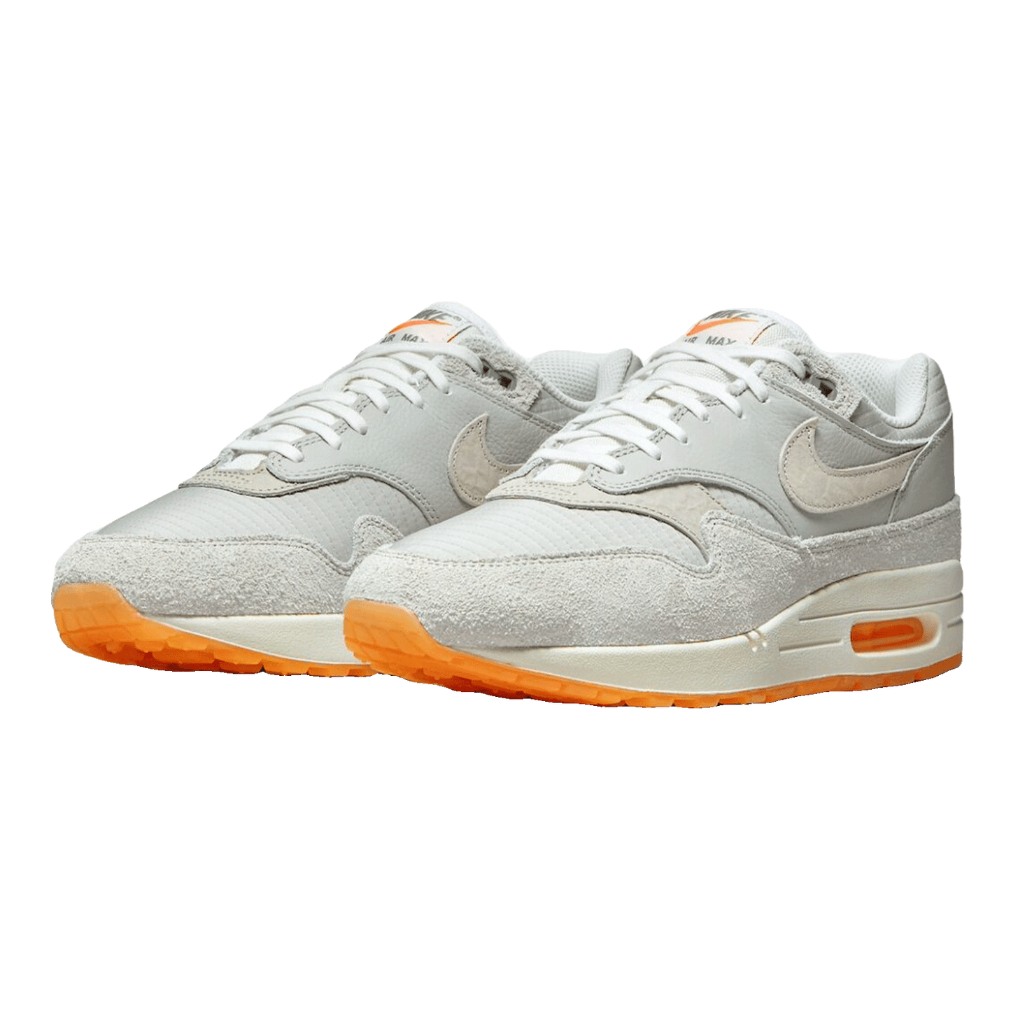 Nike Air Max 1 PRM Light Iron Ore Total Orange Side