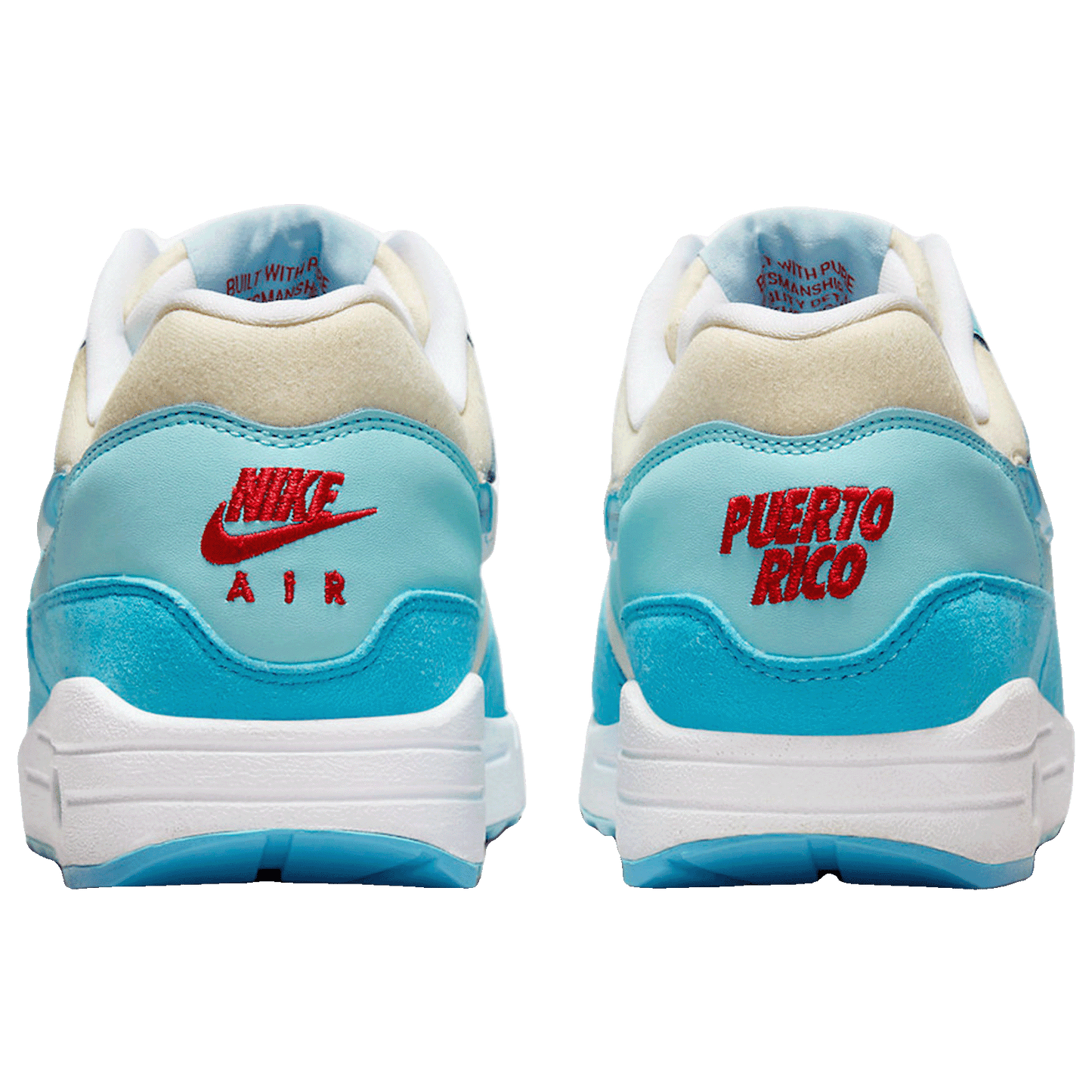 Nike Air Max 1 Puerto Rico Blue Gale Back