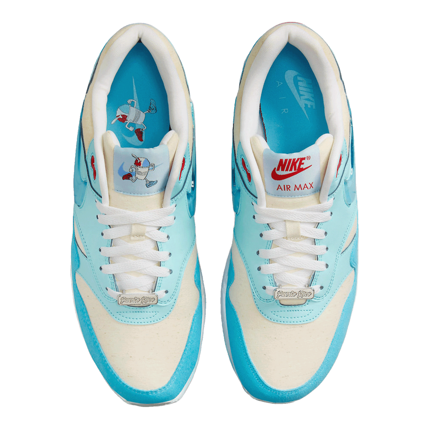 Nike Air Max 1 Puerto Rico Blue Gale Oben